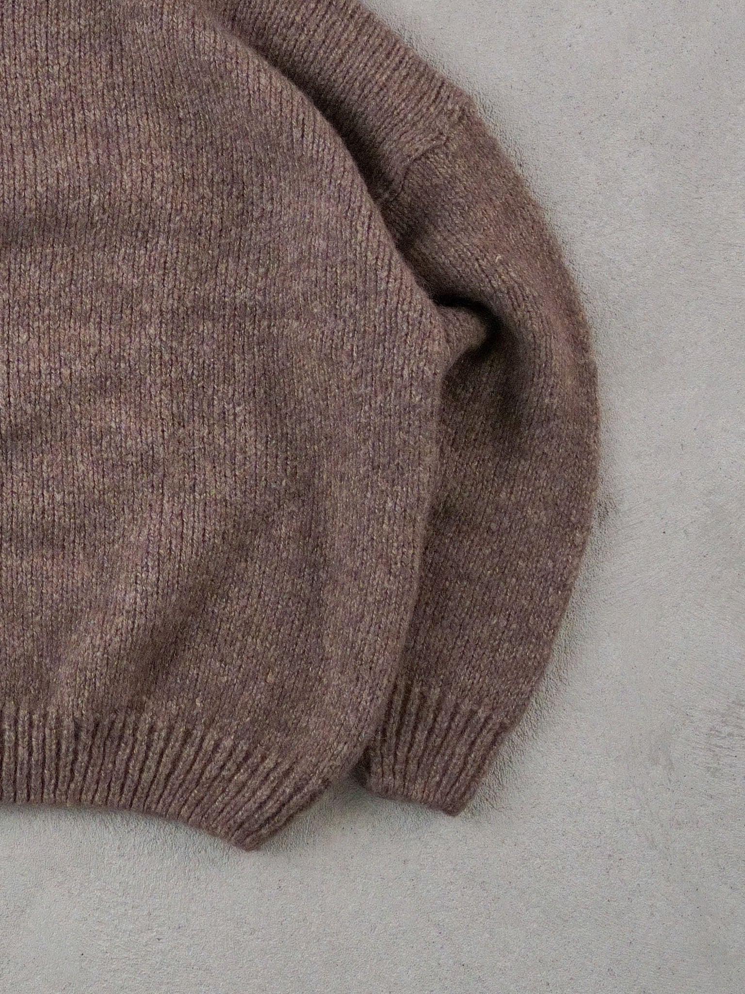 Vintage 80s Brown Knit Sweater (M/L) - Image 3