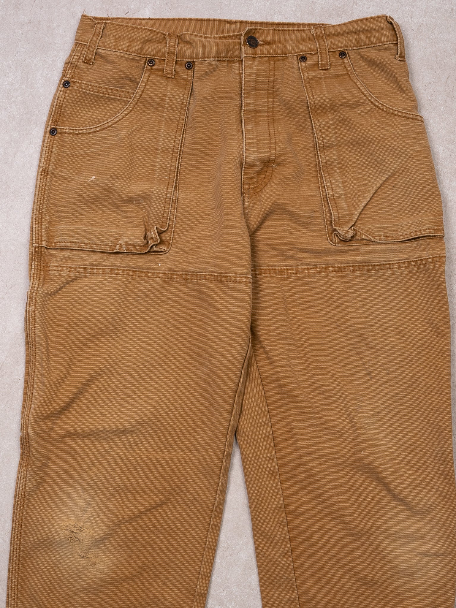 Vintage Camel Dickies Red Tab Double Knee Pants (32 x 32) - Image 2