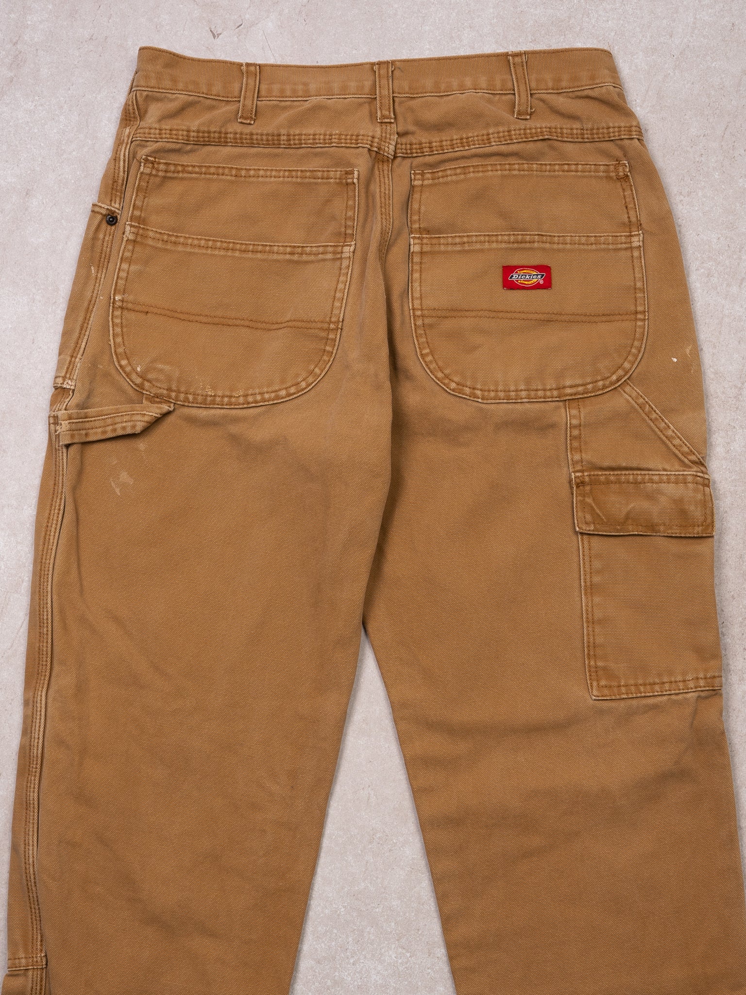 Vintage Camel Dickies Red Tab Double Knee Pants (32 x 32) - Image 4