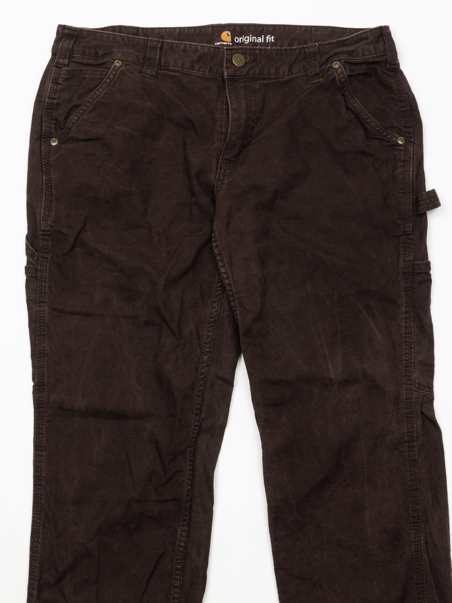 Vintage Chocolate Brown Carhartt Cargo Pants (36 x 29) - Image 3