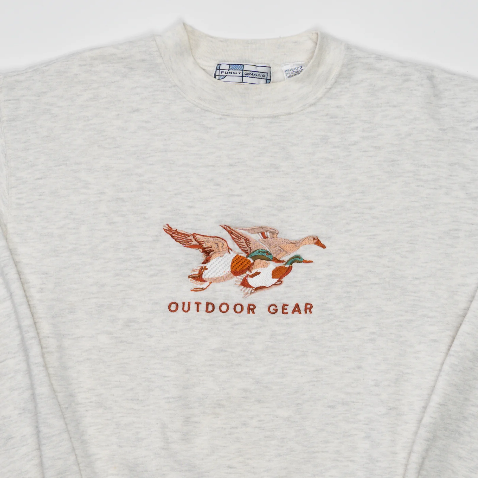 Vintage Cream Outdoor Gear Duck Crewneck (L) - Image 2