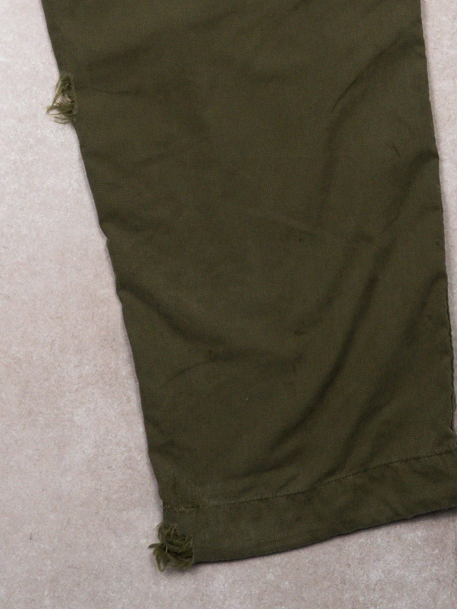 Vintage Green Rugged Army Combat Pants (36 x 30) - Image 6