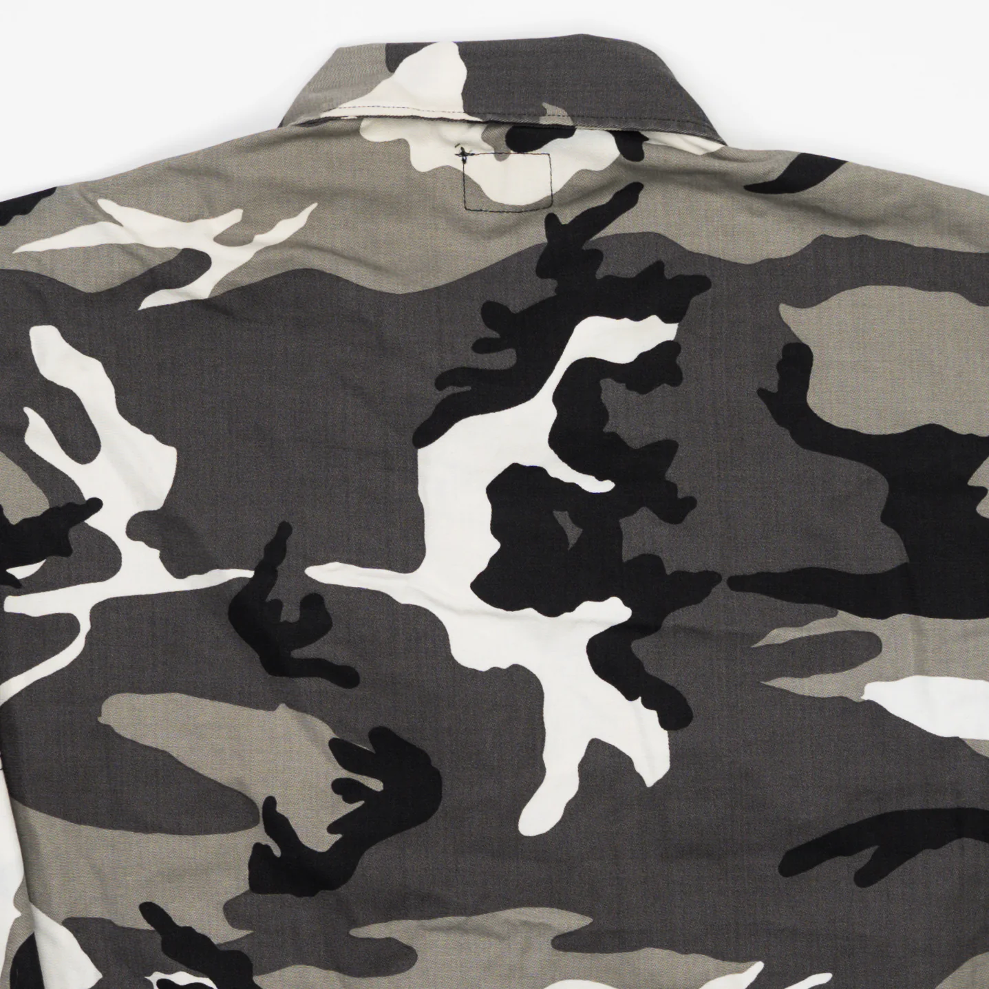 Vintage Grey + Black Camo Army Jacket (XL) - Image 4