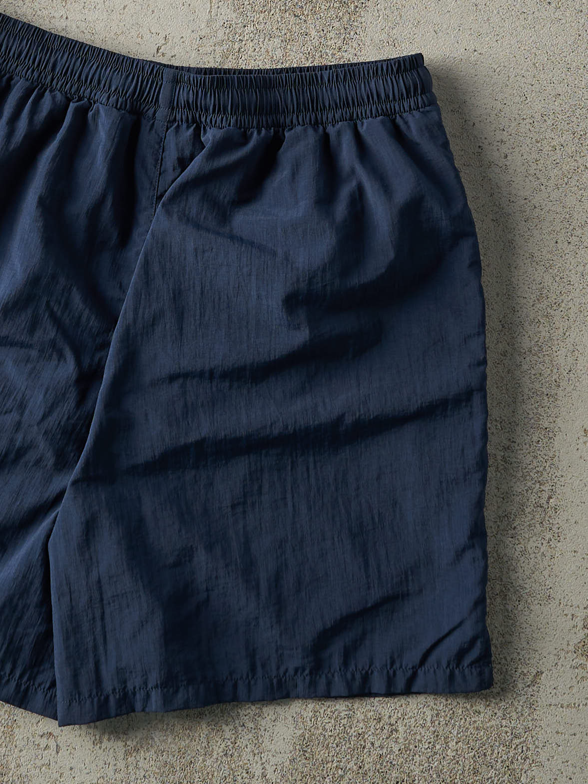 Vintage Y2K Navy Blue Reebok Track Shorts (29x5.5) - Image 5