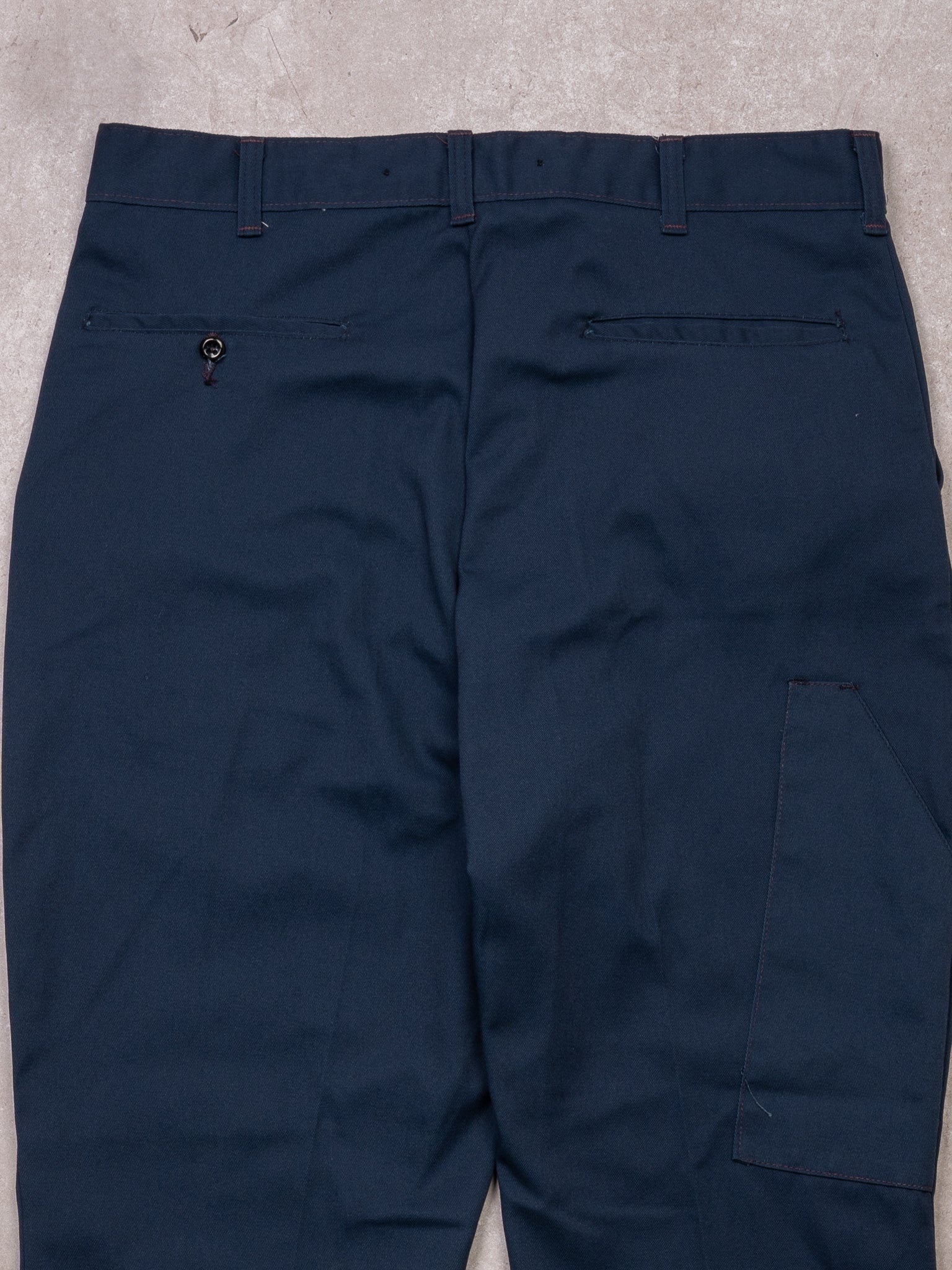 Vintage Navy Dickies Original Workwear Pants (34 x 26) - Image 3