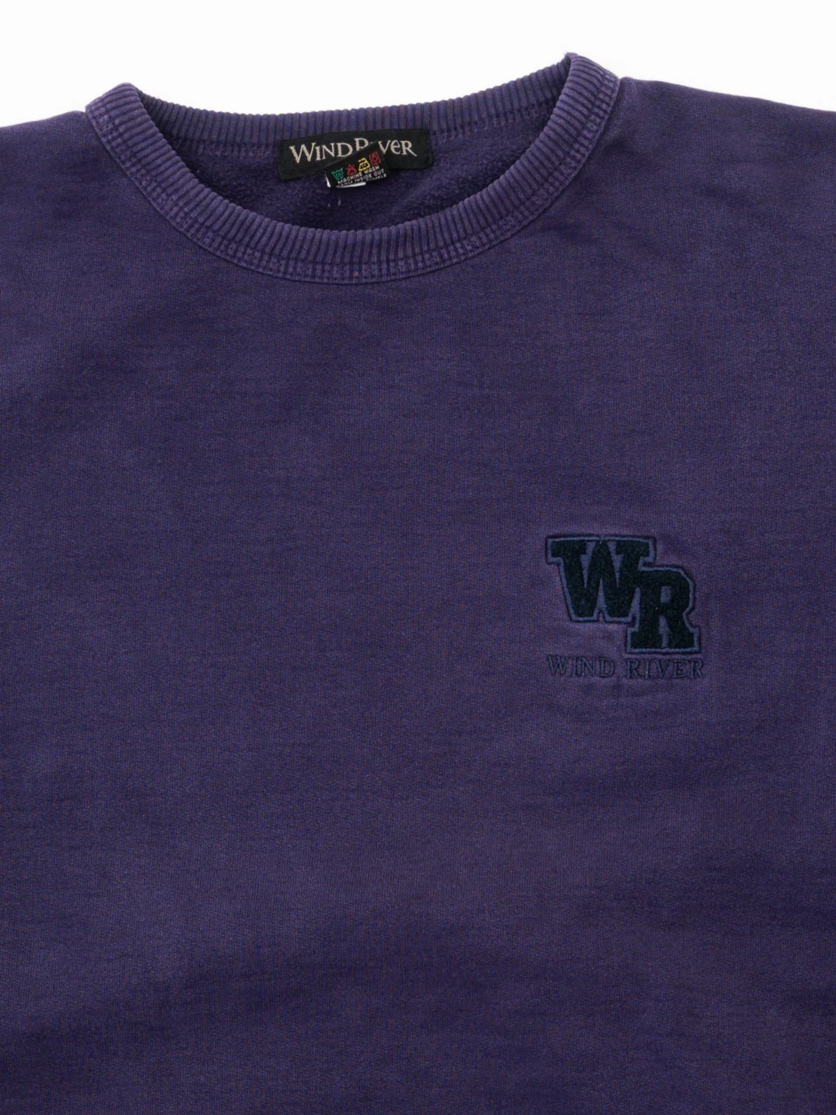 Vintage 90s Purple Wind River "WR" Crewneck (XL) - Image 2