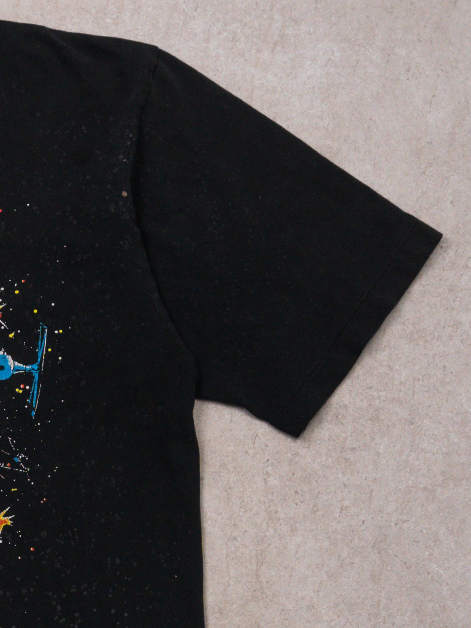 VIntage RARE 80s Stars Wars Lucas Films Space Ship Tee (M) - Image 4