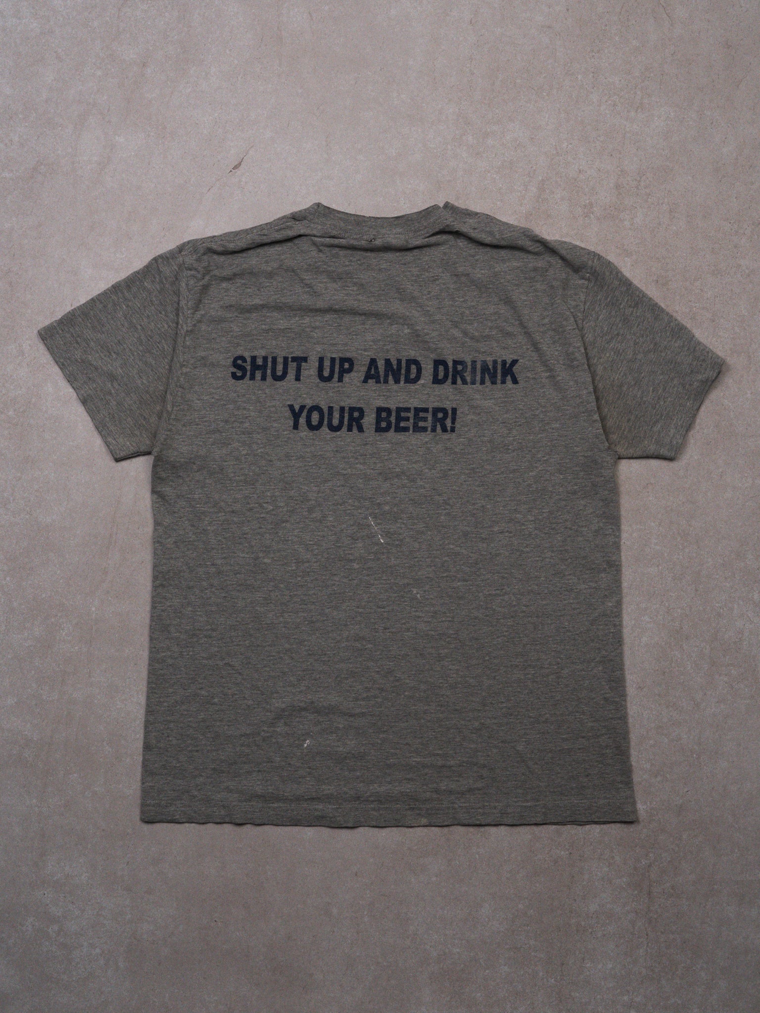 Vintage '00 Rugged Grey The Bleachers Wrigley Field Tee (M) - Image 3