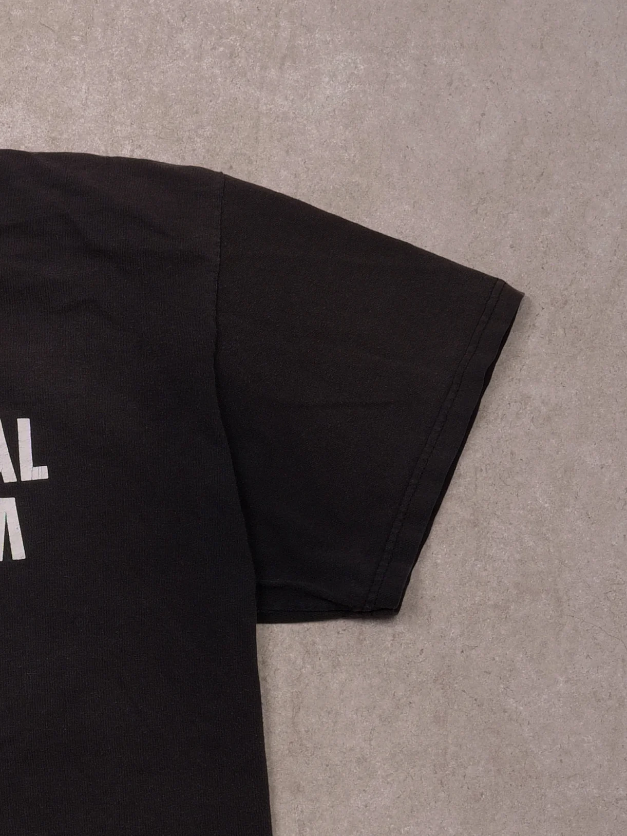 Vintage Sunfaded Black National Sarcasm Society Graphic Tee (S/M) - Image 3