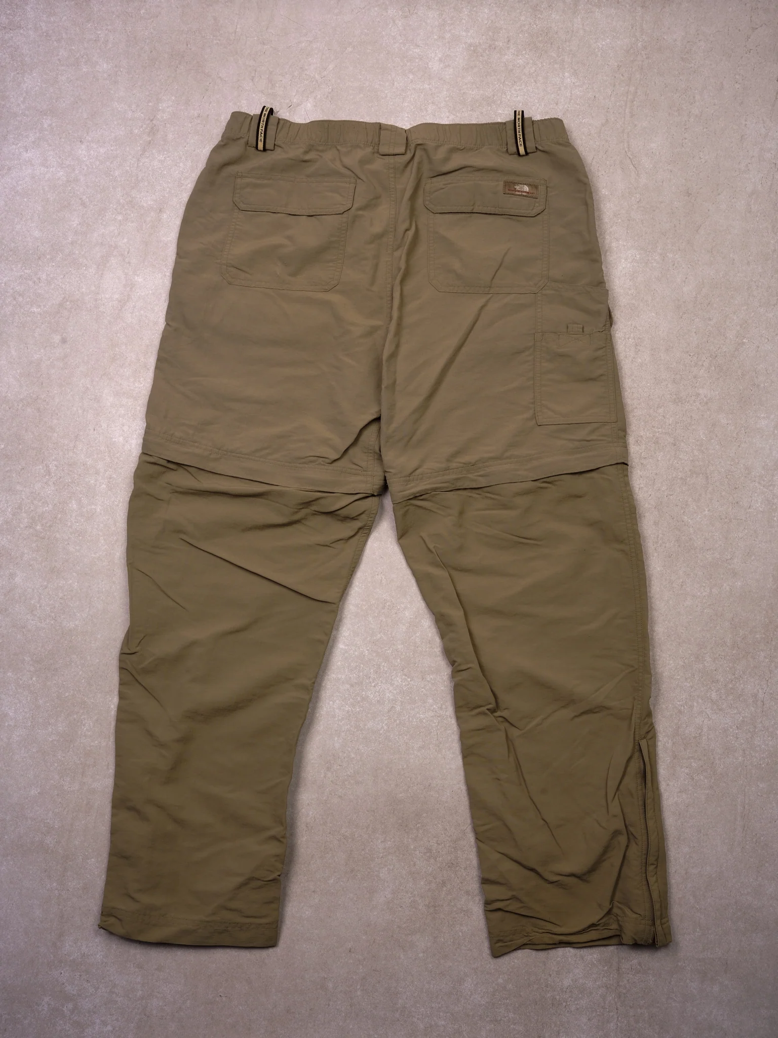 Vintage Twill Beige Northface Paramount Trail Convertible Cargo Pants (38x31) - Image 2