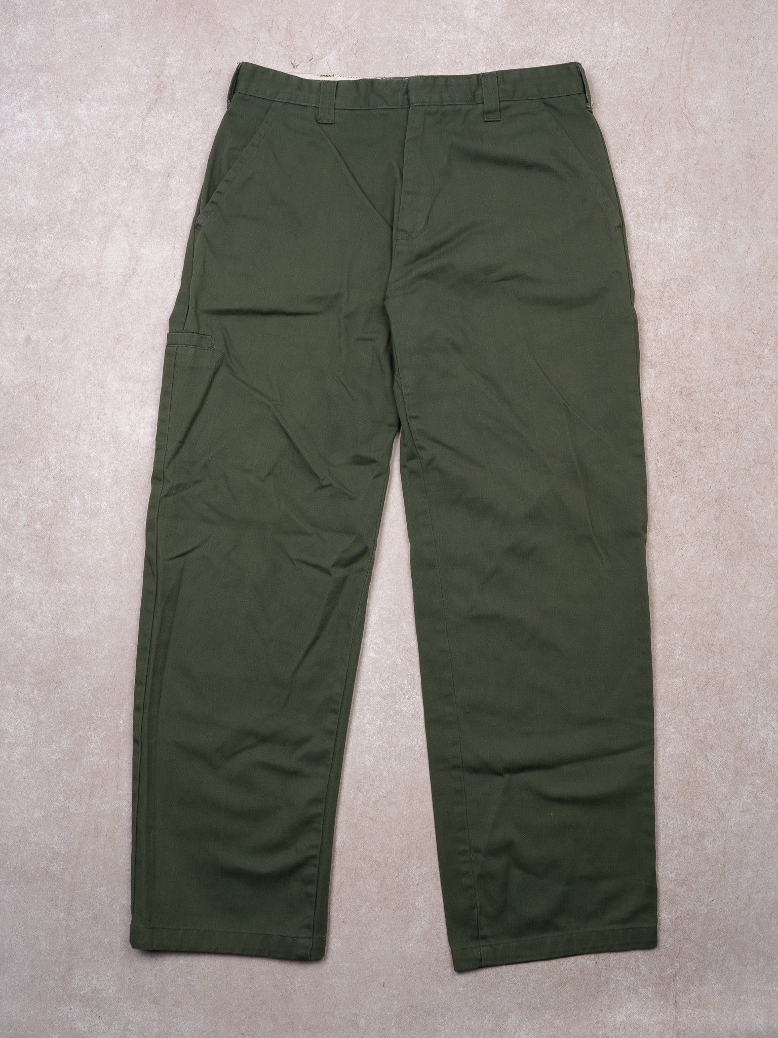 Vintage Washed Green Jesse James Workwear Pants (32 x 31)