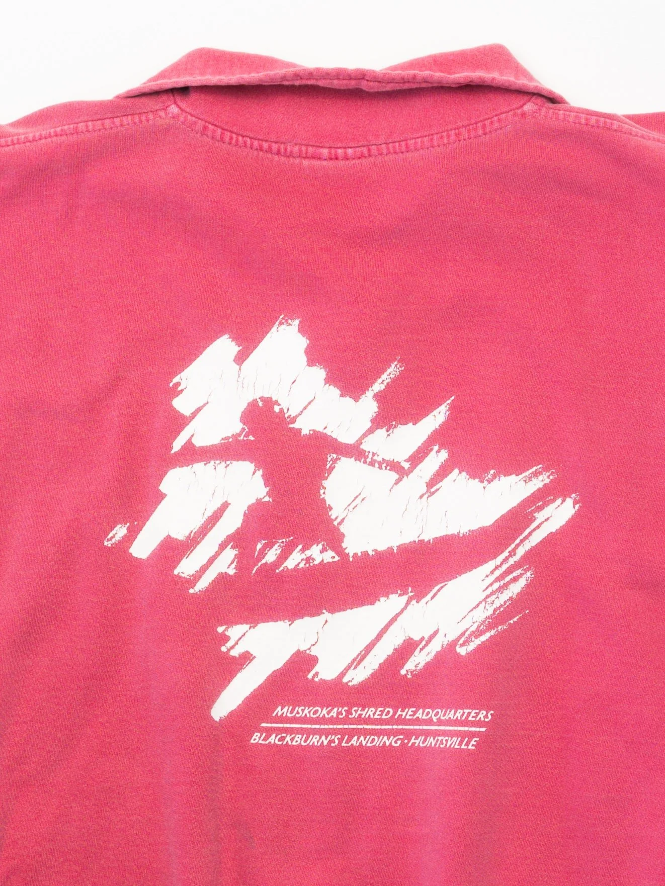 Vintage 90s Washed Pink Pipeline Surf + Snow 1/4 Zip Sweater (L) - Image 4