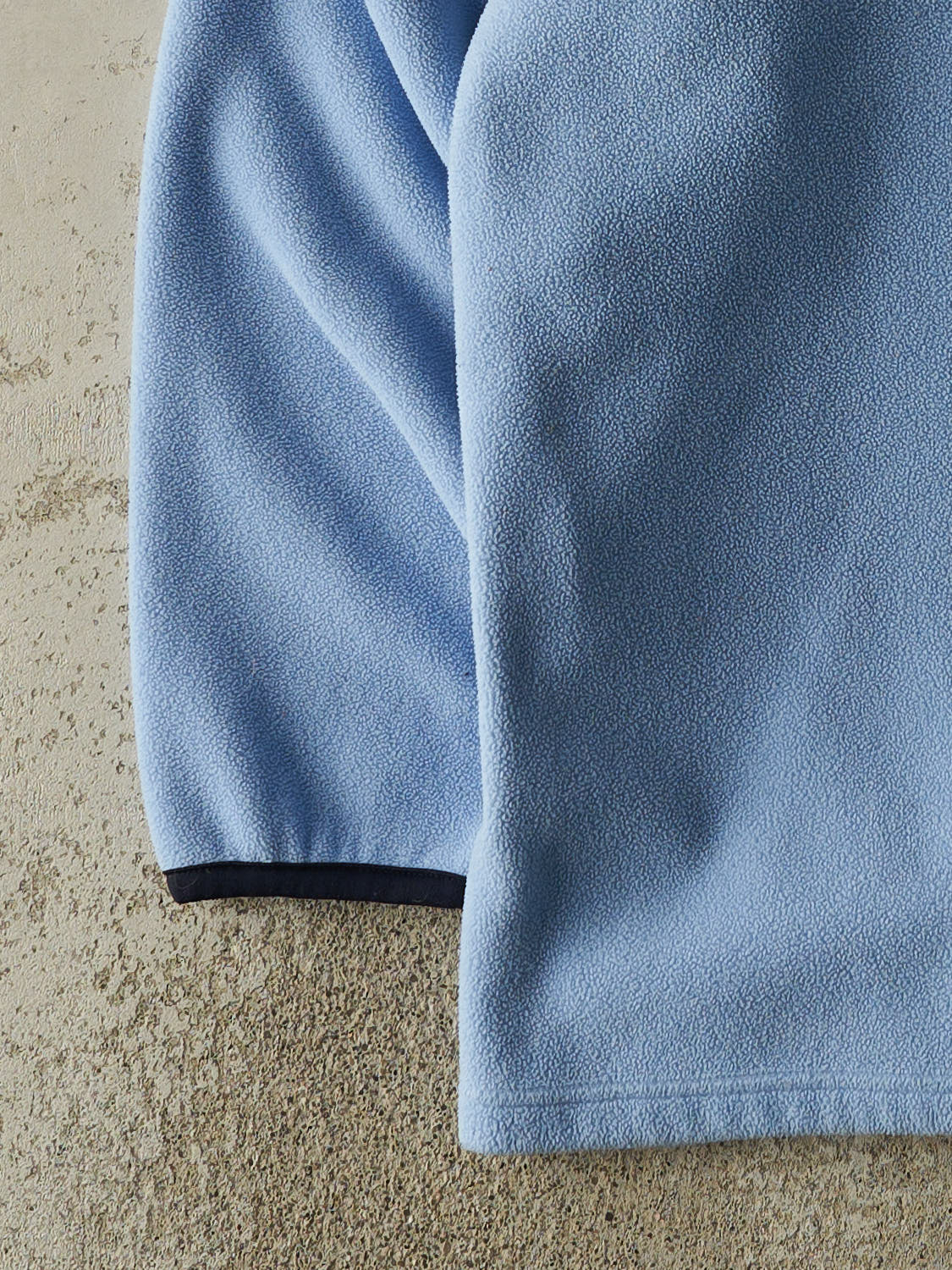 Vintage Y2K Baby Blue Striped Fleece (XXL) - Image 3