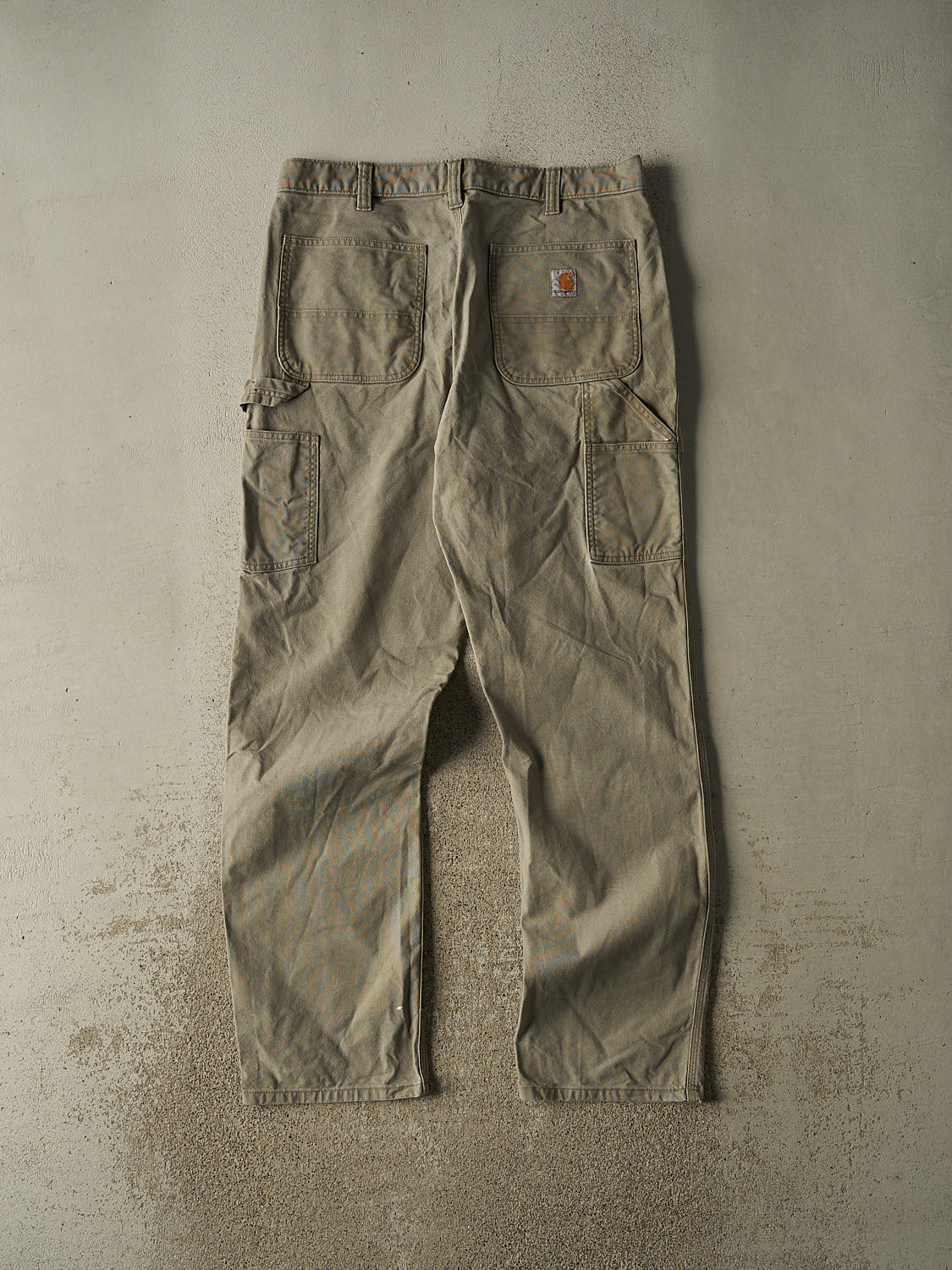 Vintage Y2K Beige Carhartt Carpenter Pants (35x35) - Image 2