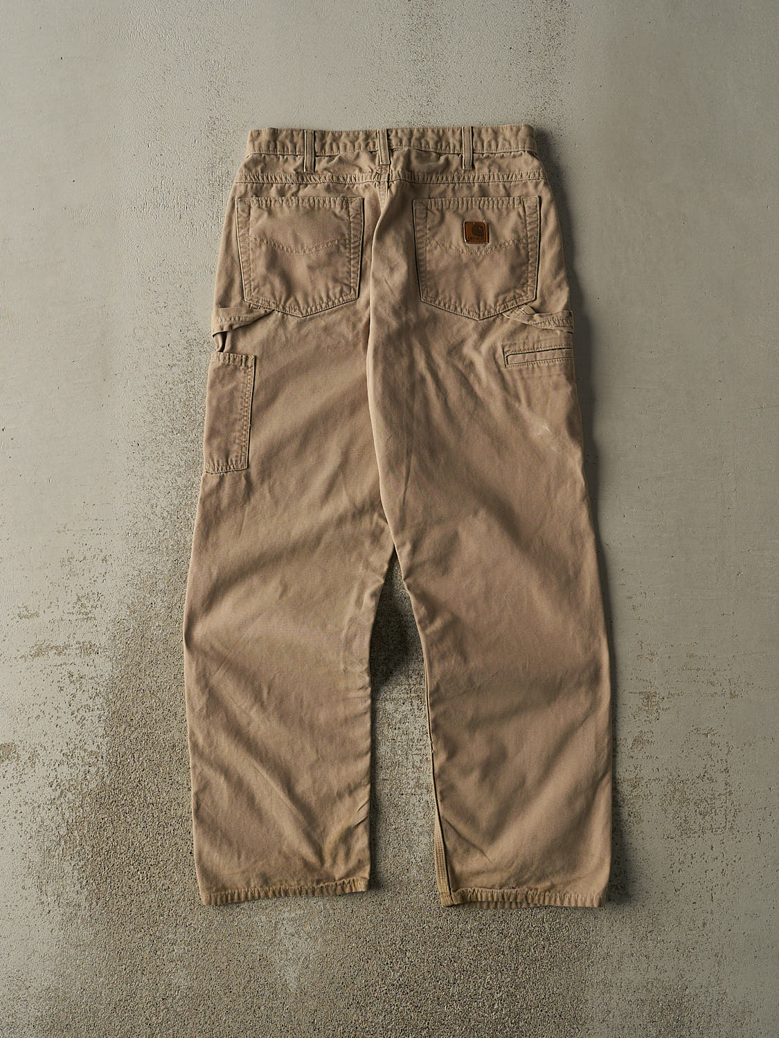 Vintage Y2K Beige Carhartt Carpenter Pants (30x31) - Image 2