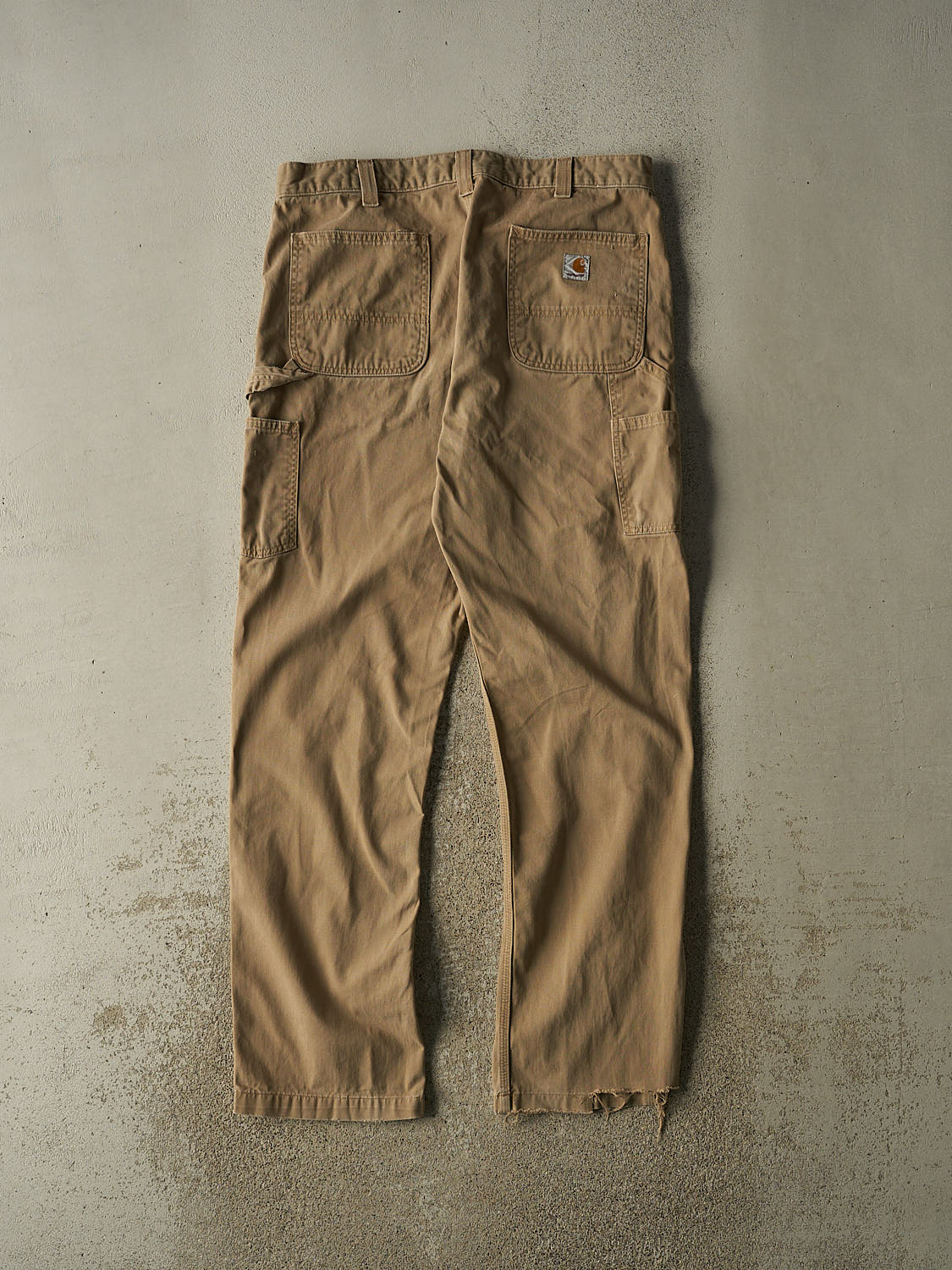 Vintage Y2K Beige Carhartt Carpenter Pants (37x33) - Image 2
