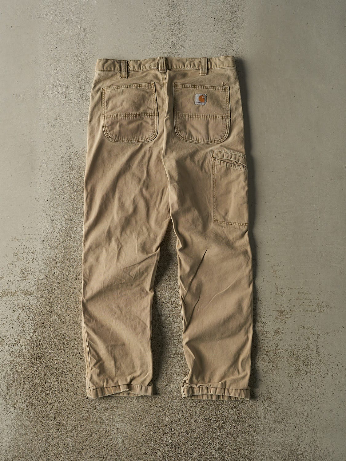Vintage Y2K Beige Carhartt Lined Work Pants (32x29.5) - Image 2