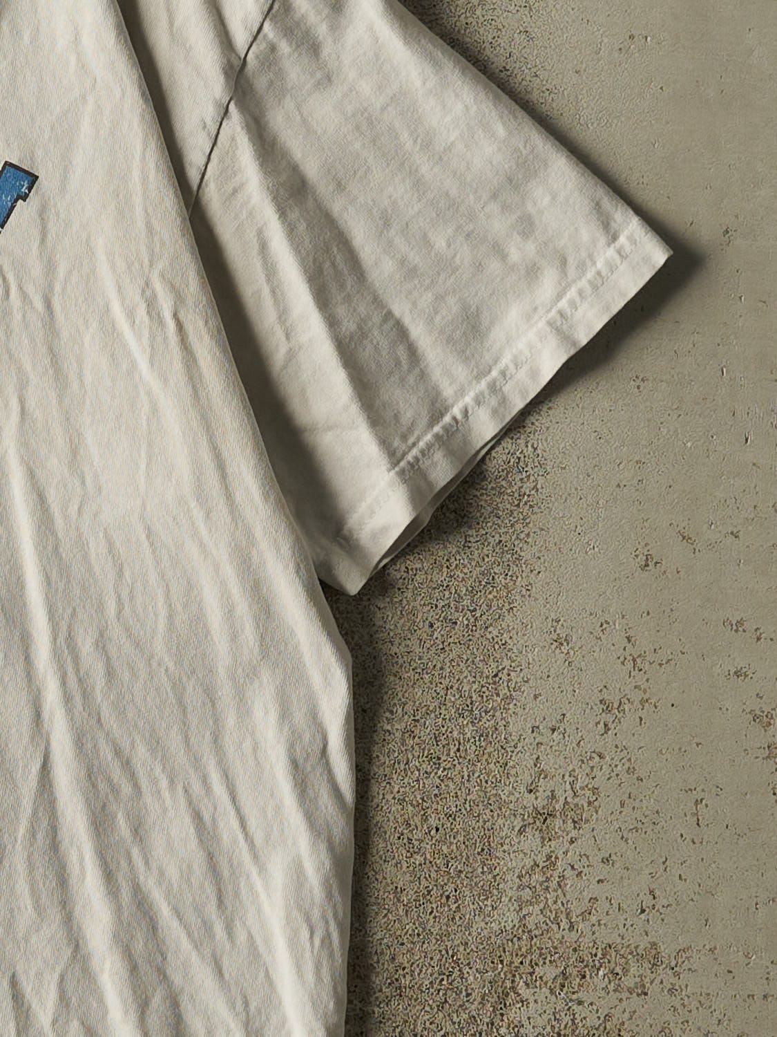 Vintage Y2K Beige Monarch Athletics Tee (M/L) - Image 4