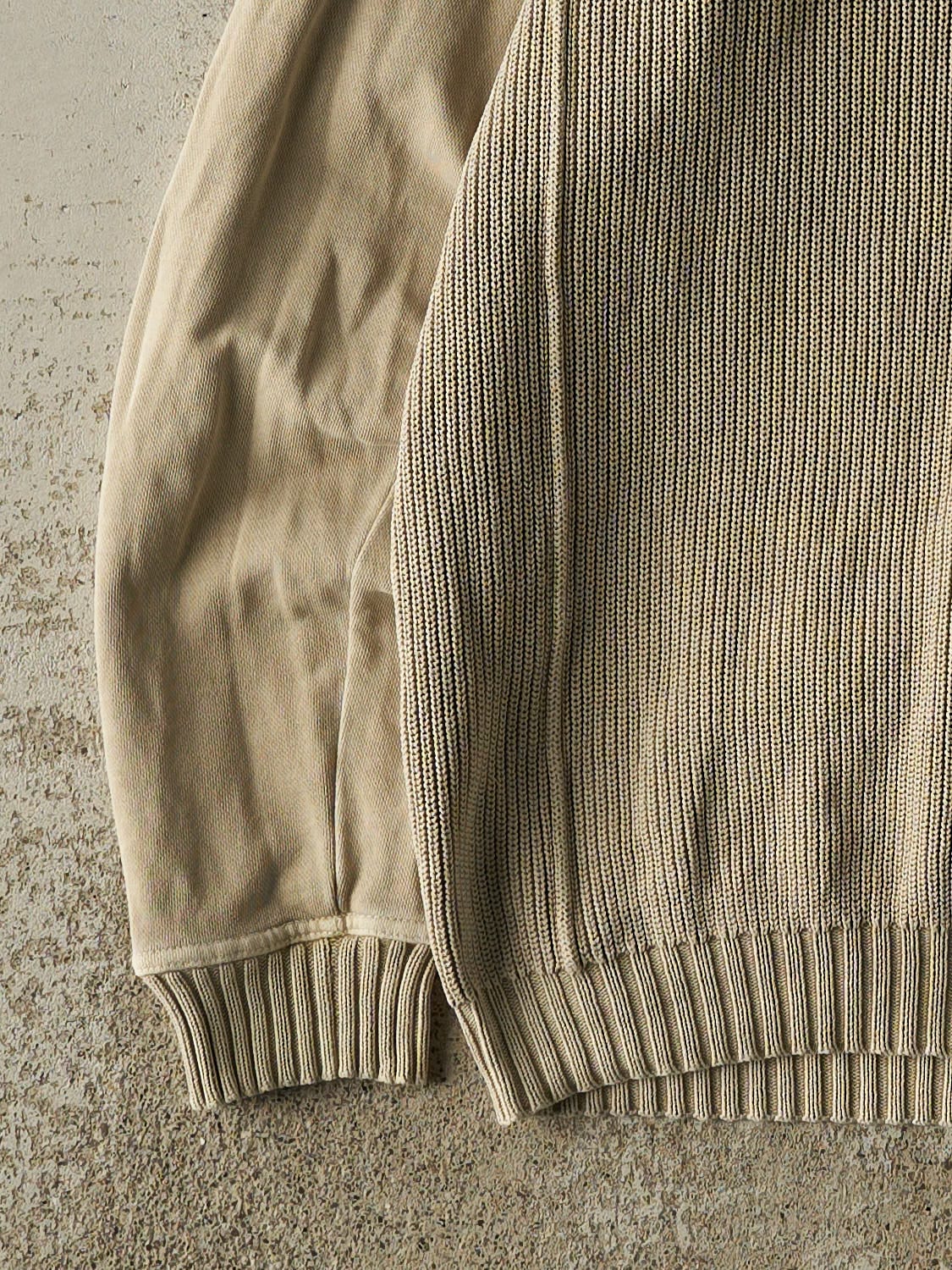 Vintage Y2K Beige Point Zero Embroidered Knit (S/M) - Image 3