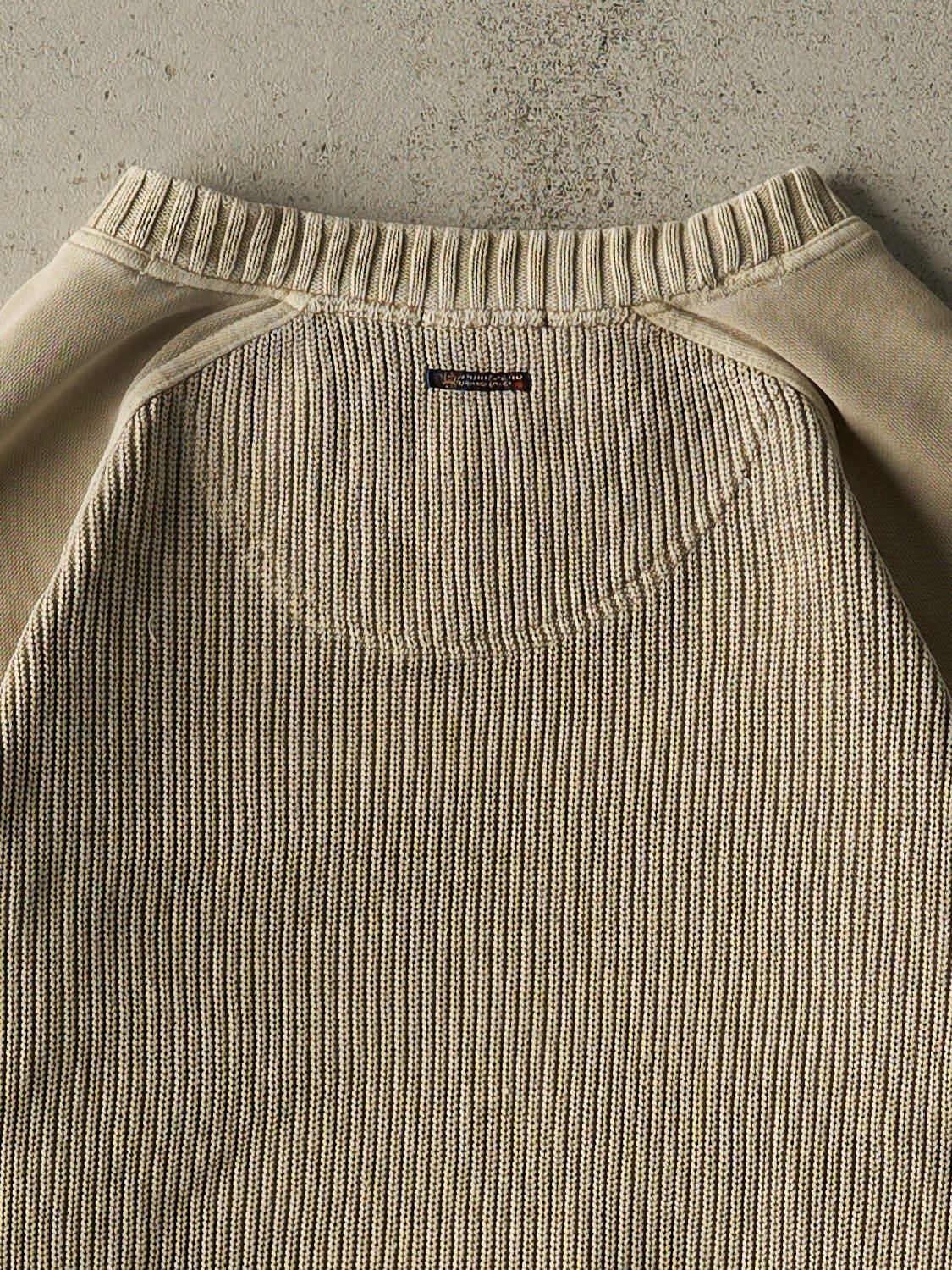 Vintage Y2K Beige Point Zero Embroidered Knit (S/M) - Image 4