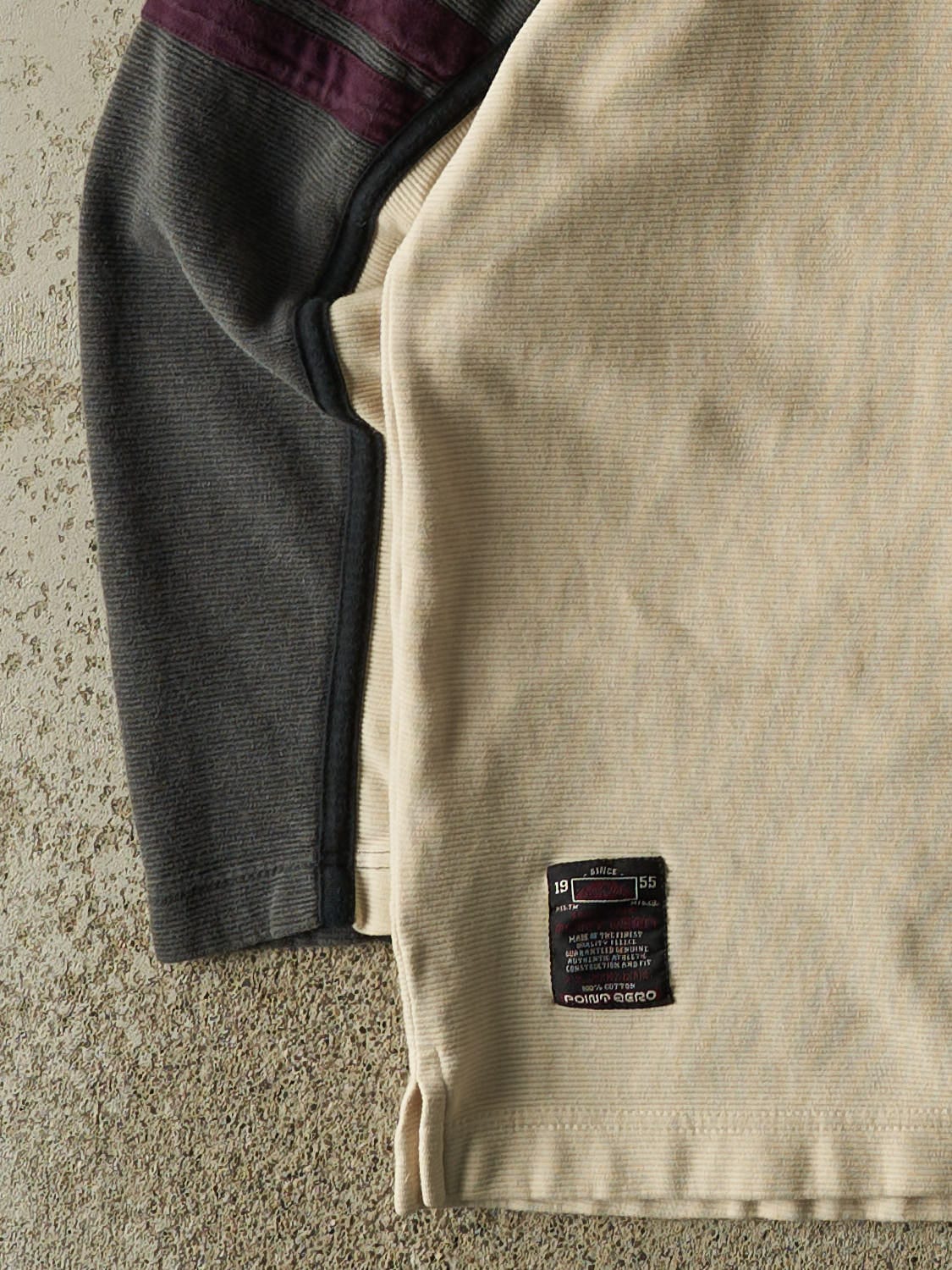 Vintage Y2K Beige Point Zero Thermal Long Sleeve (M/L) - Image 3