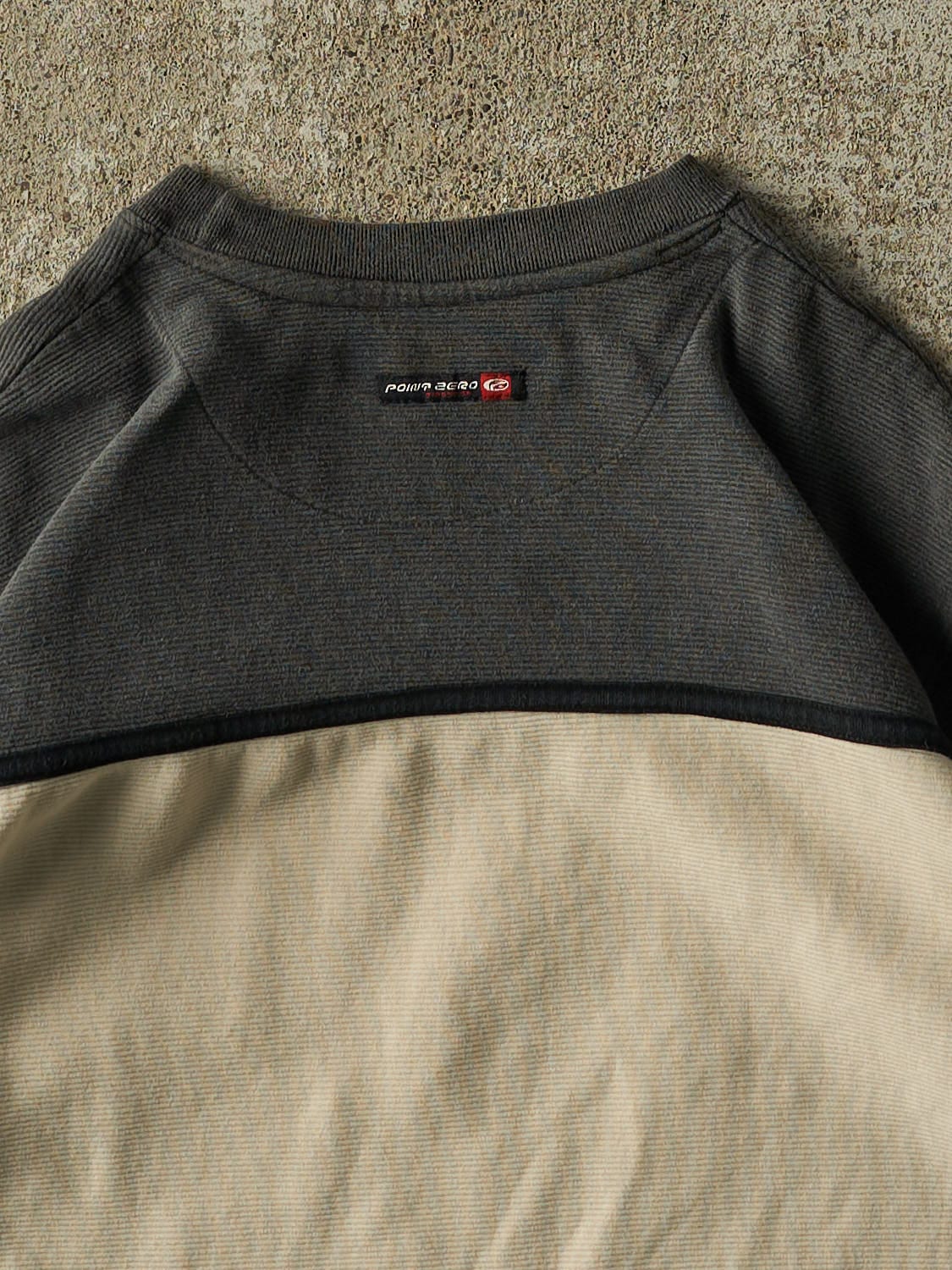 Vintage Y2K Beige Point Zero Thermal Long Sleeve (M/L) - Image 4