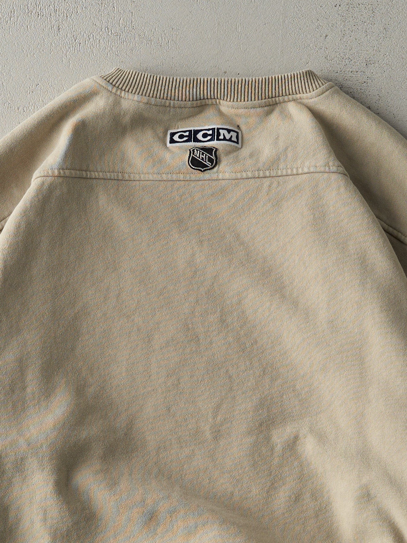 Vintage Y2K Beige St. Louis Blues Boxy Crewneck (XL) - Image 4