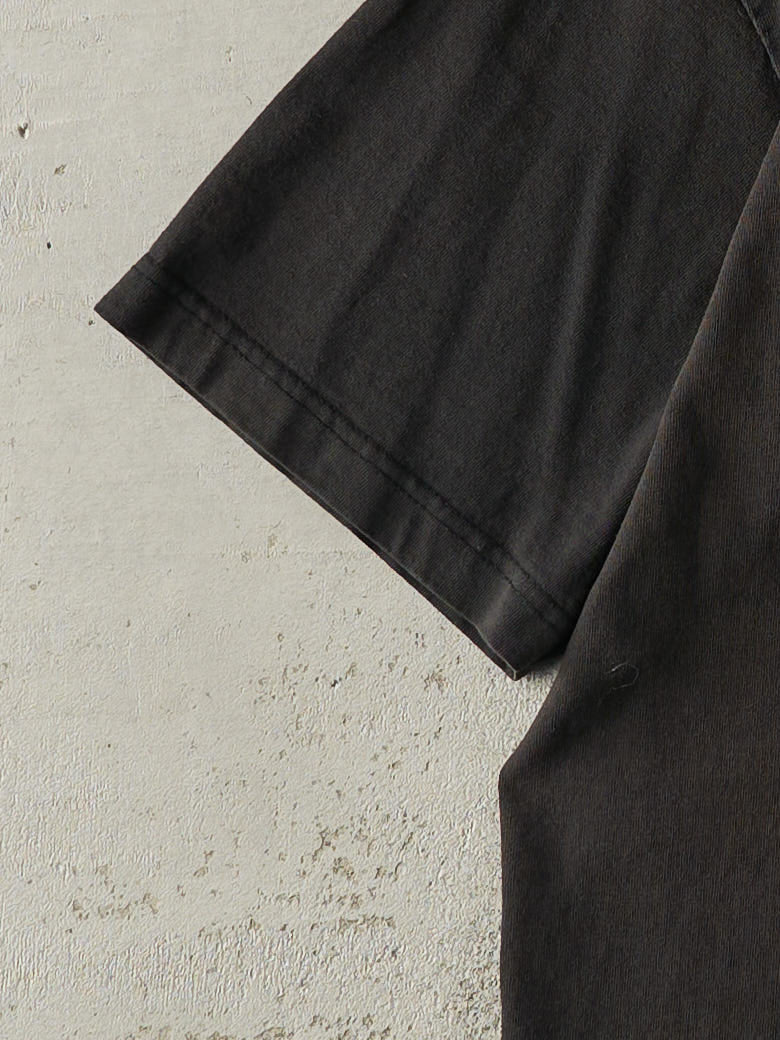 Vintage Y2K Black Adidas Logo Tee (M) - Image 3