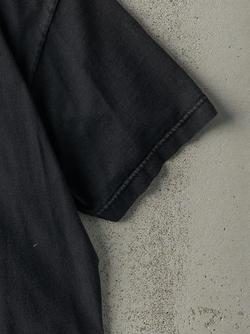 Vintage Y2K Black Blank Tee (L) - Image 3