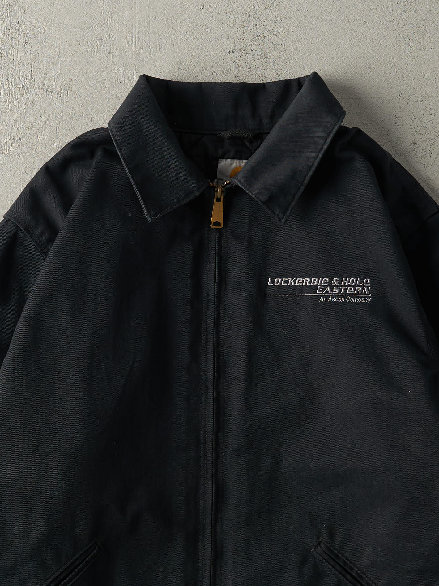 Vintage Y2K Black Carhartt Quilt Lined Work Jacket (L/XL) - Image 4