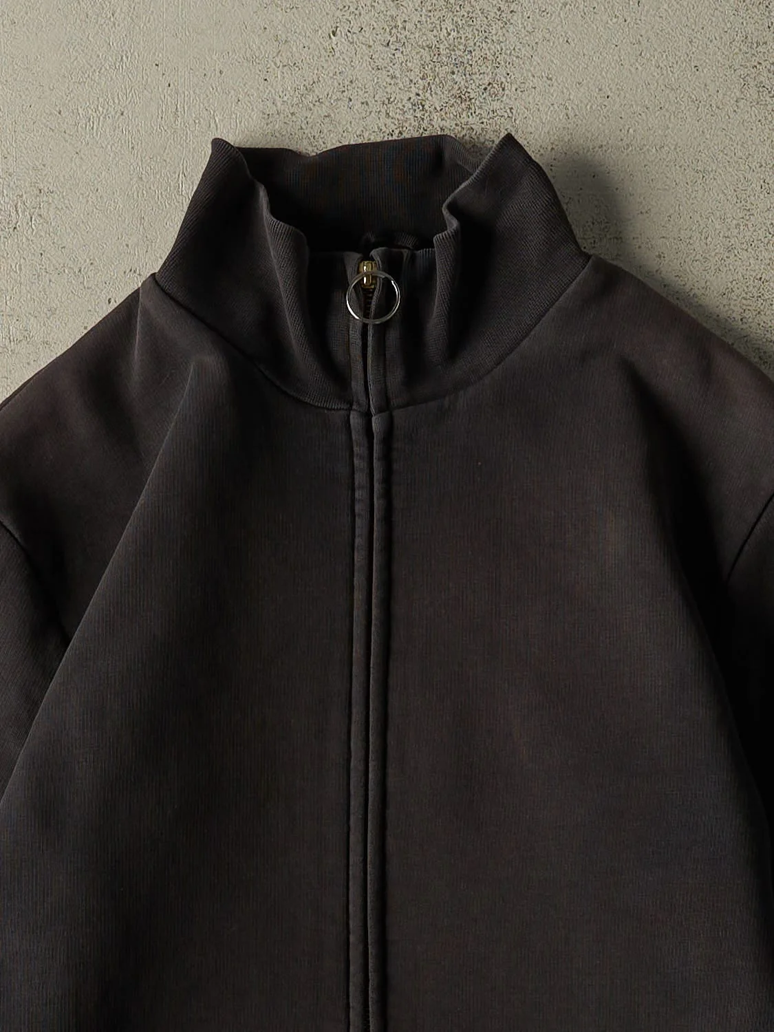 Vintage Y2K Black Carhartt Thermal Lined Zip Up Sweater (S/M) - Image 2