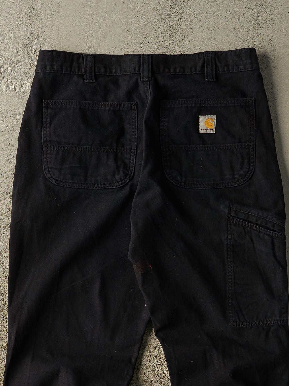 Vintage Y2K Black Carhartt Work Pants (33x30) - Image 5