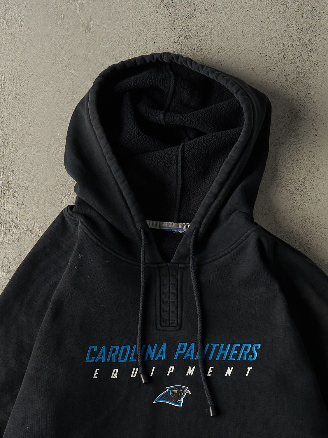 Vintage Y2K Black Carolina Panthers Hoodie (XXL) - Image 2