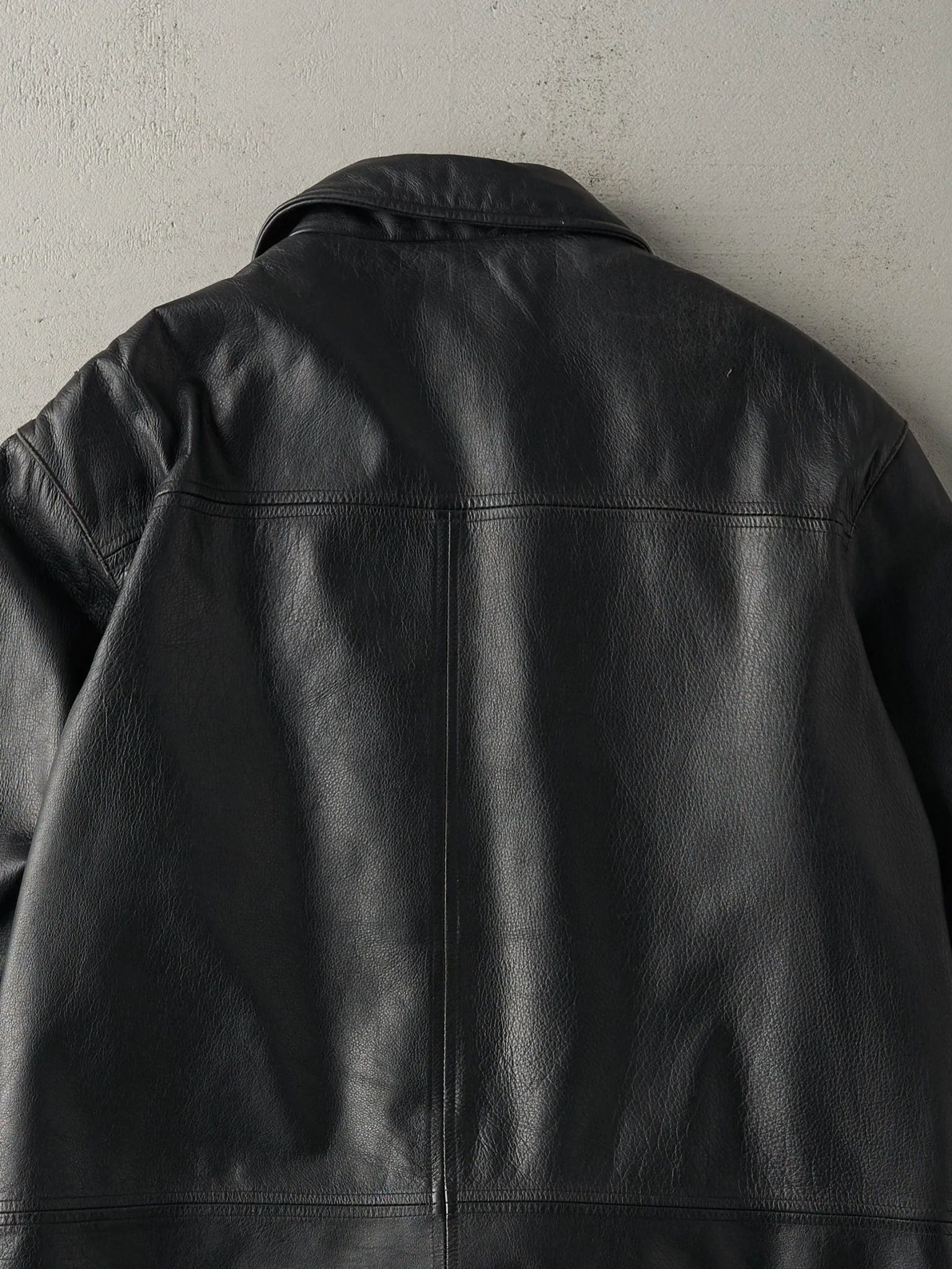 Vintage Y2K Black Danier Leather Jacket (M) - Image 4
