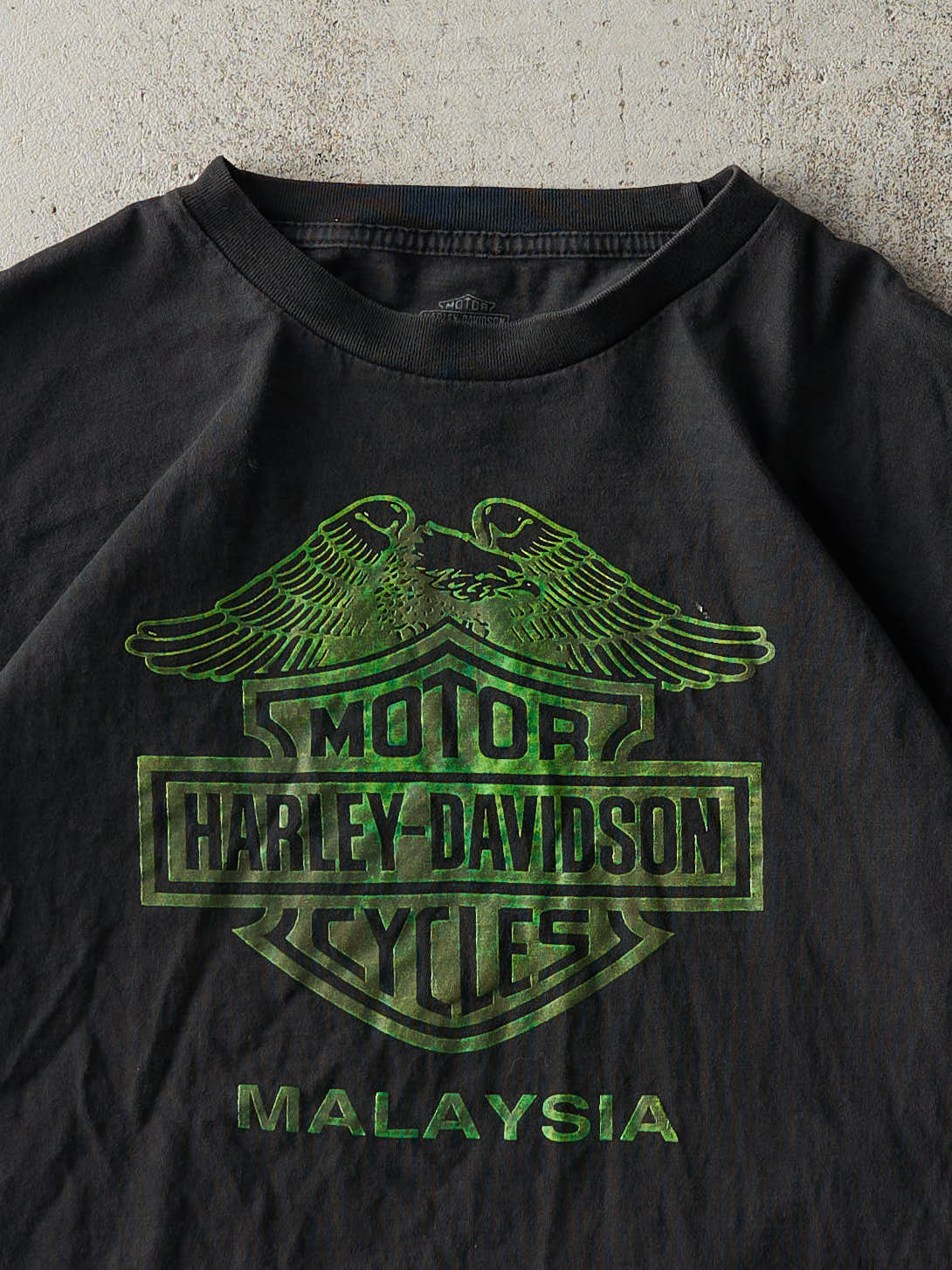 Vintage Y2K Black Harley Davidson Malaysia Tee (M) - Image 2