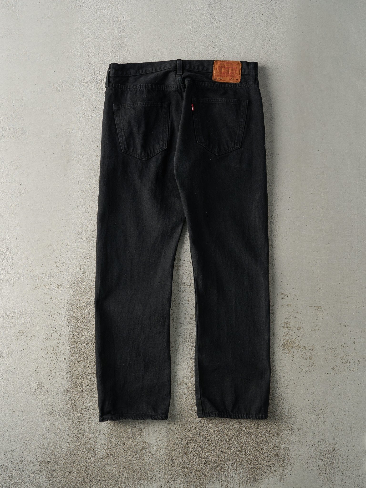 Vintage Y2K Black Levi's 501 Denim Pants (34x28.5) - Image 2