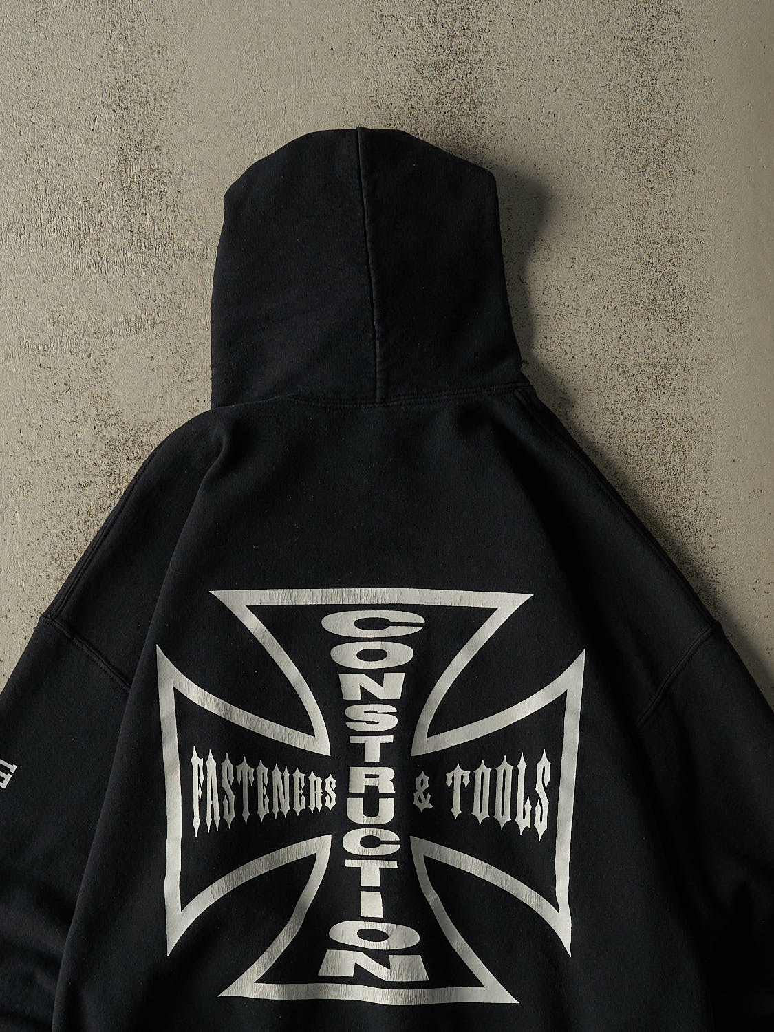 Vintage Y2K Black Makita Tools West Coast Choppers Spoof Hoodie (XL) - Image 4