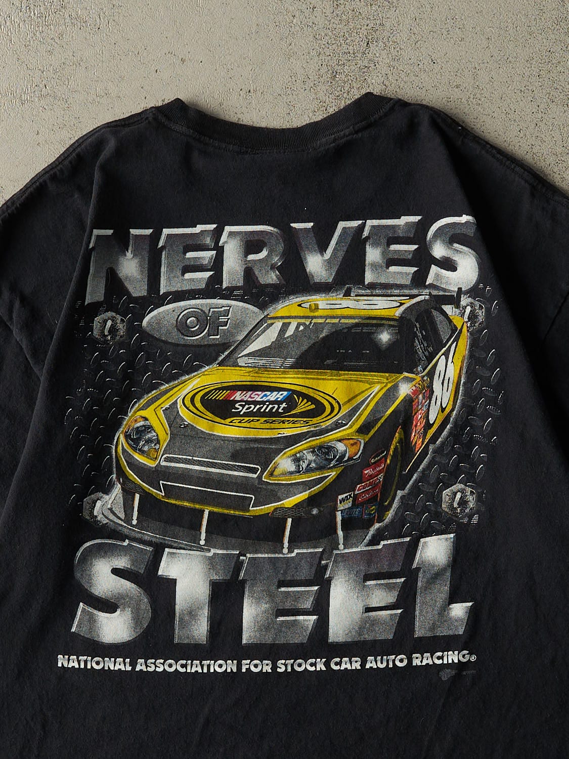 Vintage Y2K Black Nascar Sprint Cup Tee (L/XL) - Image 4