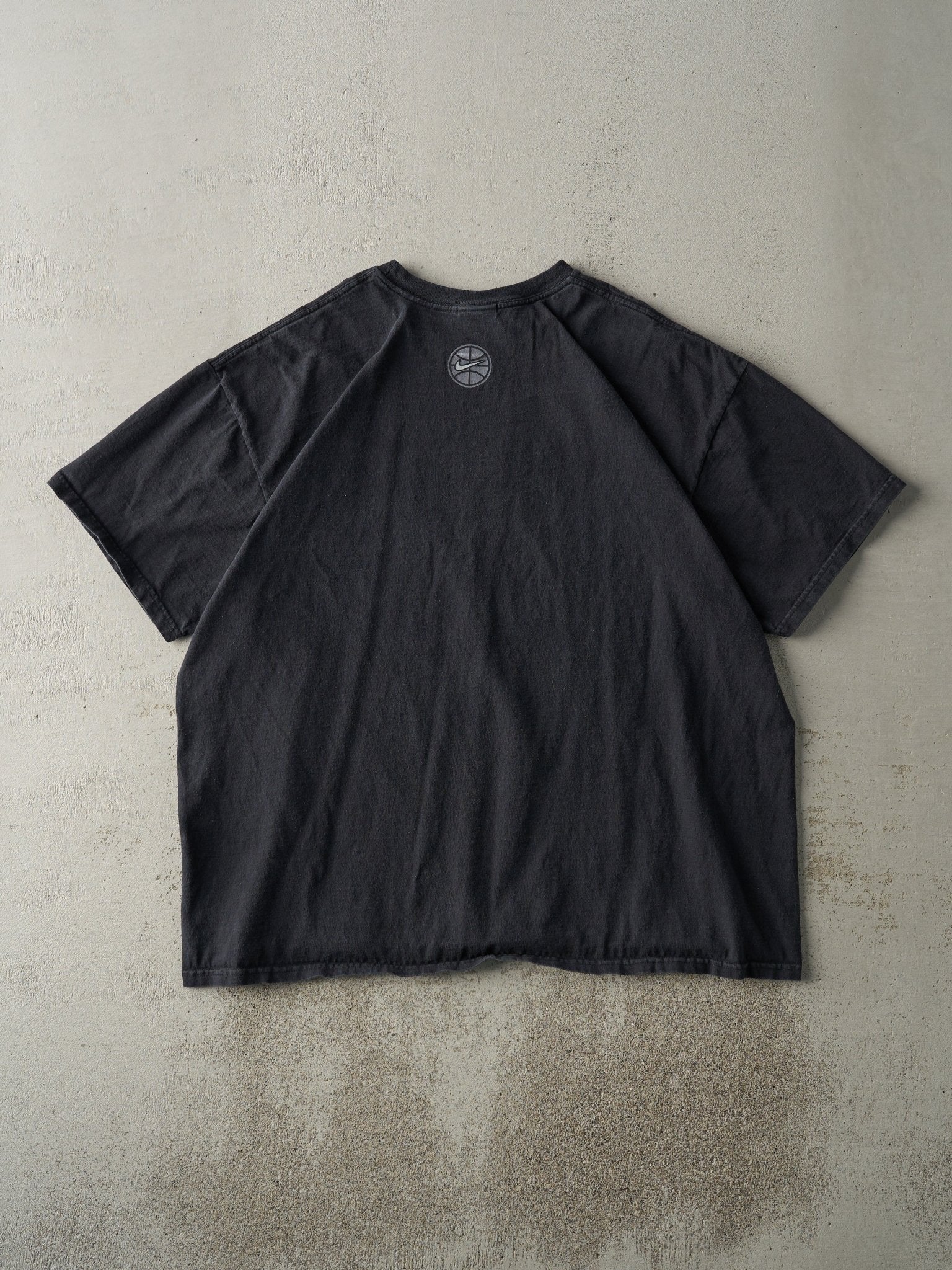 Vintage Y2K Black Nike Air Force Tee (XL) - Image 2