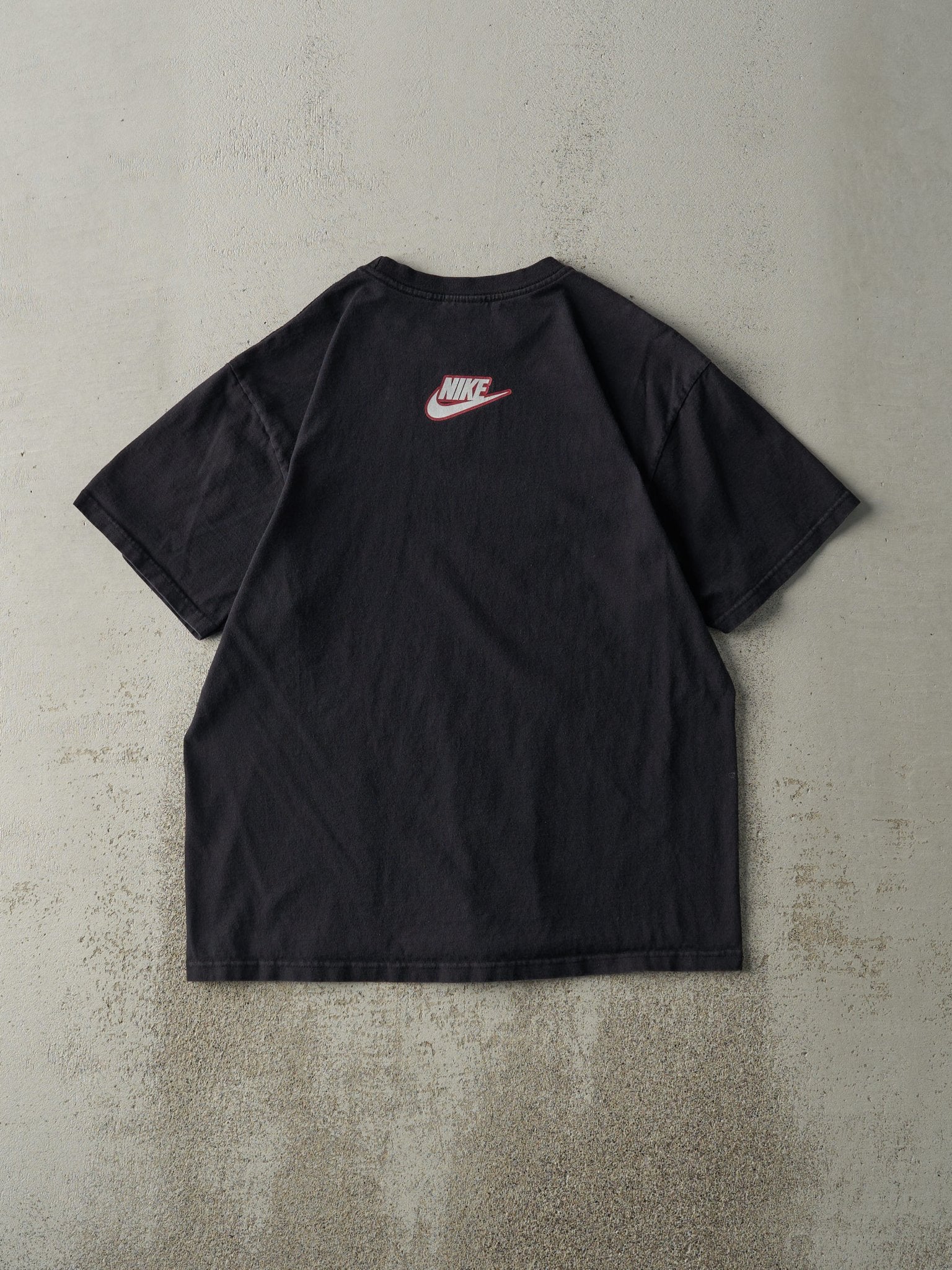 Vintage Y2K Black Nike Logo Tee (M/L) - Image 2