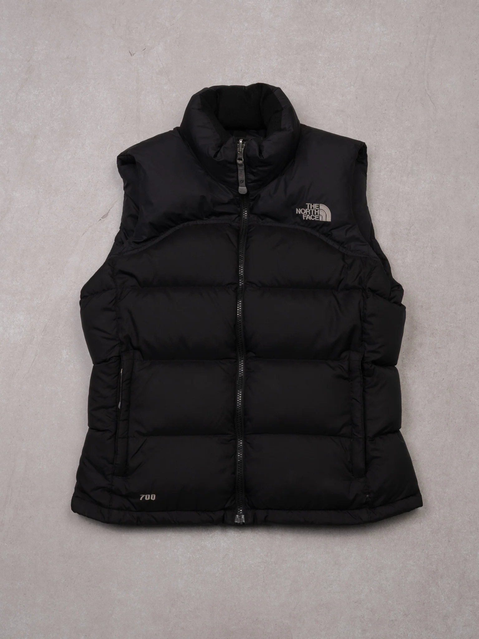 Vintage Y2K Black Northface 700 Nutpse Vest (S)