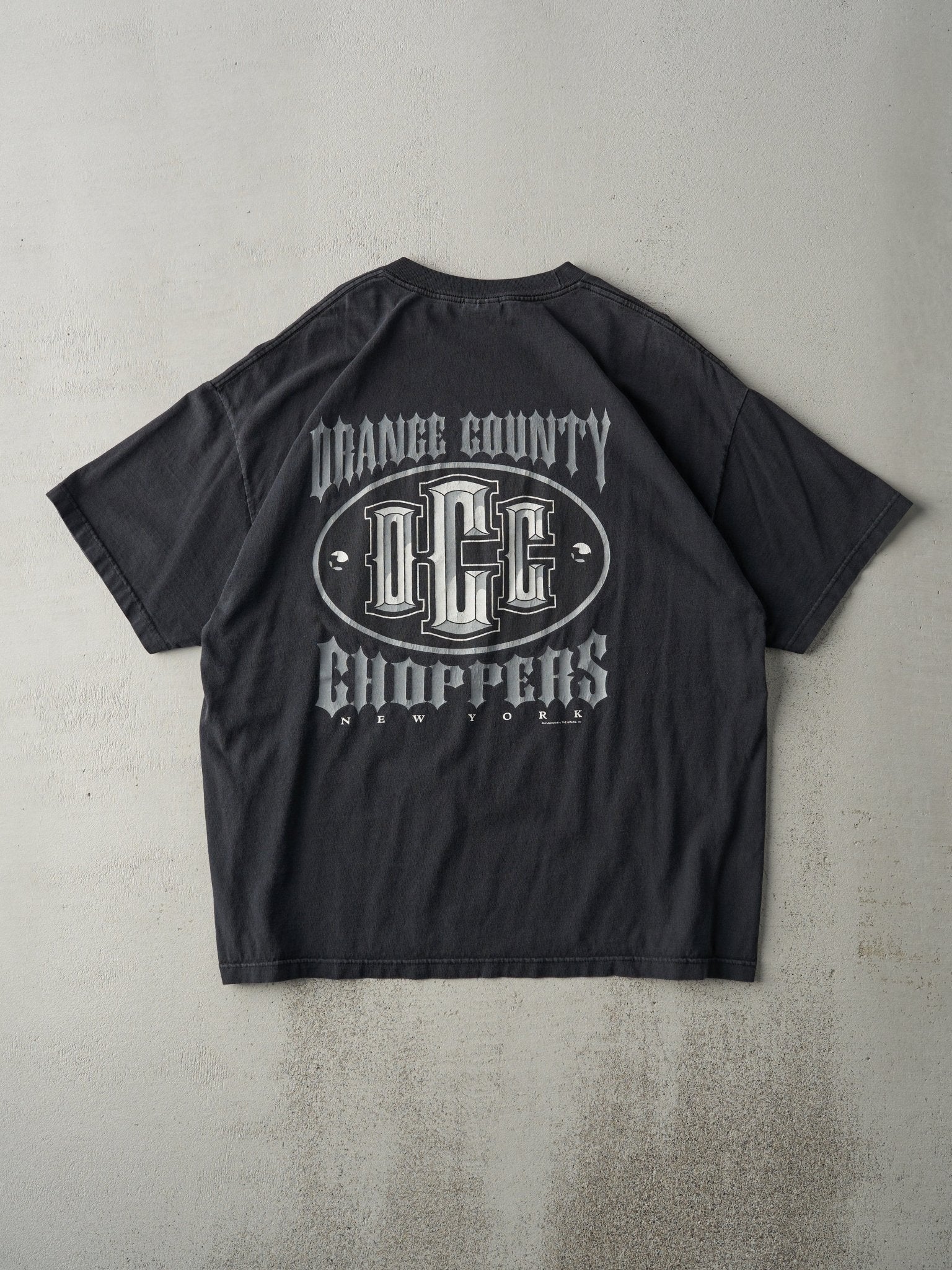 Vintage Y2K Black Orange County Choppers Tee (L) - Image 2