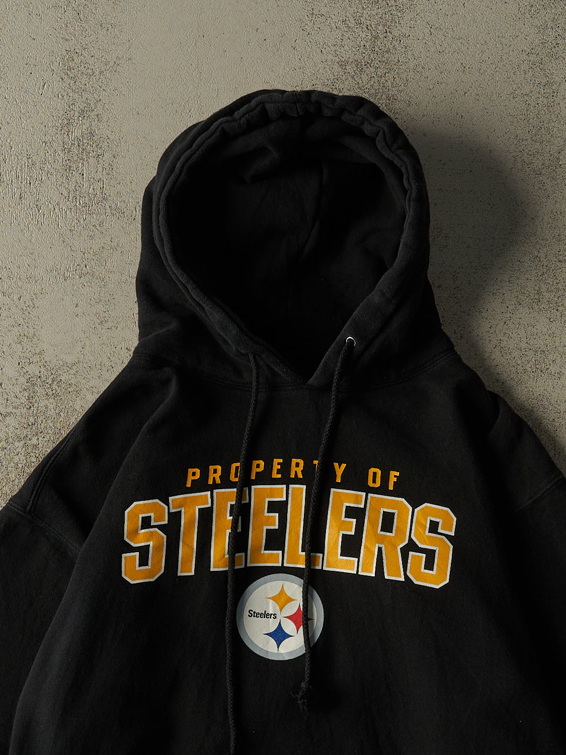 Vintage Y2K Black Pittsburgh Steelers Hoodie (M/L) - Image 2
