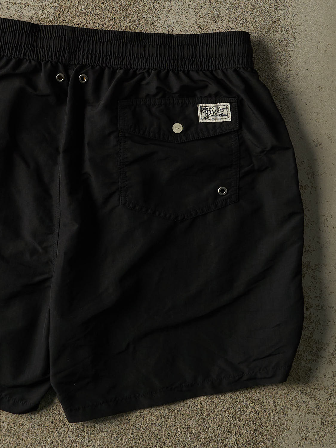 Vintage Y2K Black Polo Shorts (34x6) - Image 4
