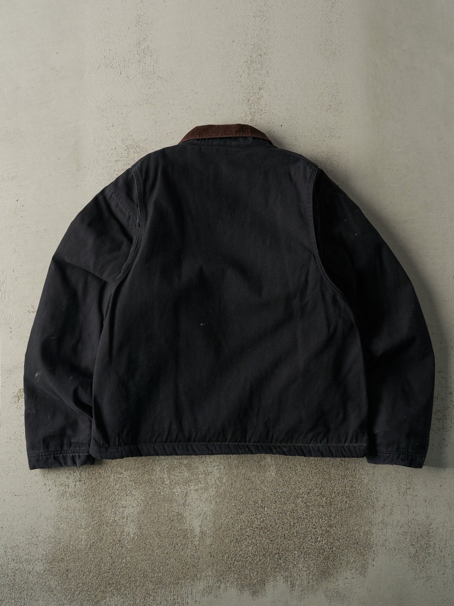Vintage Y2K Black Sherpa Lined Dickies Work Jacket (XL) - Image 3