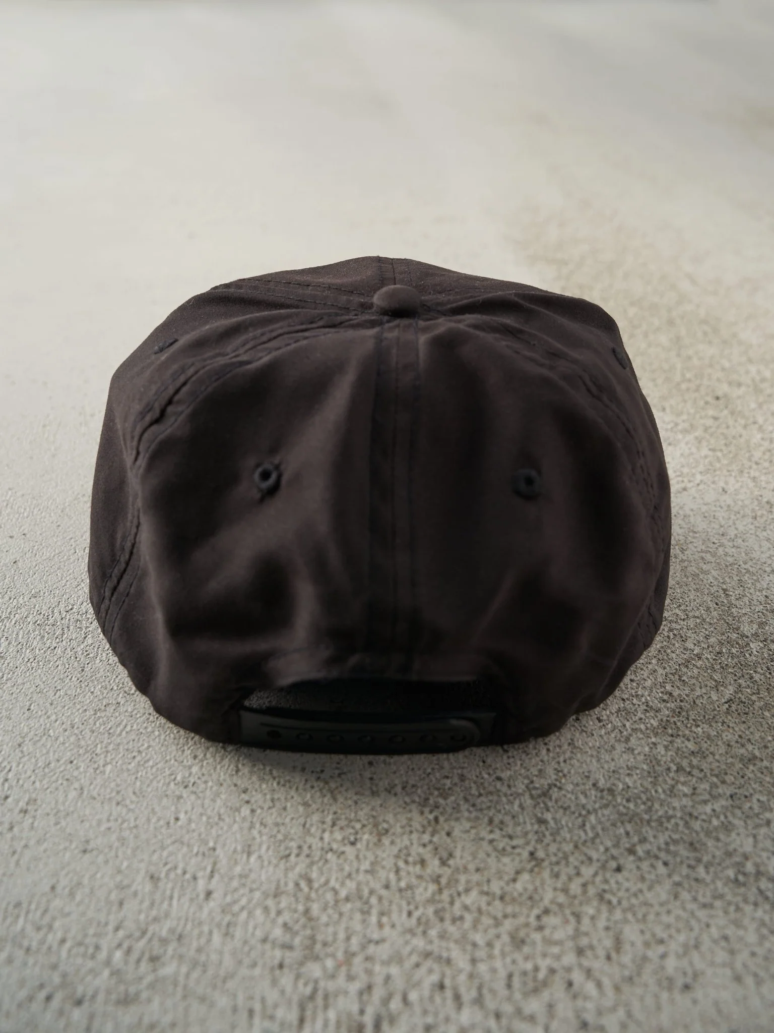 Vintage Y2K Black Thrasher Magazine Embroidered Snap Back Hat - Image 3