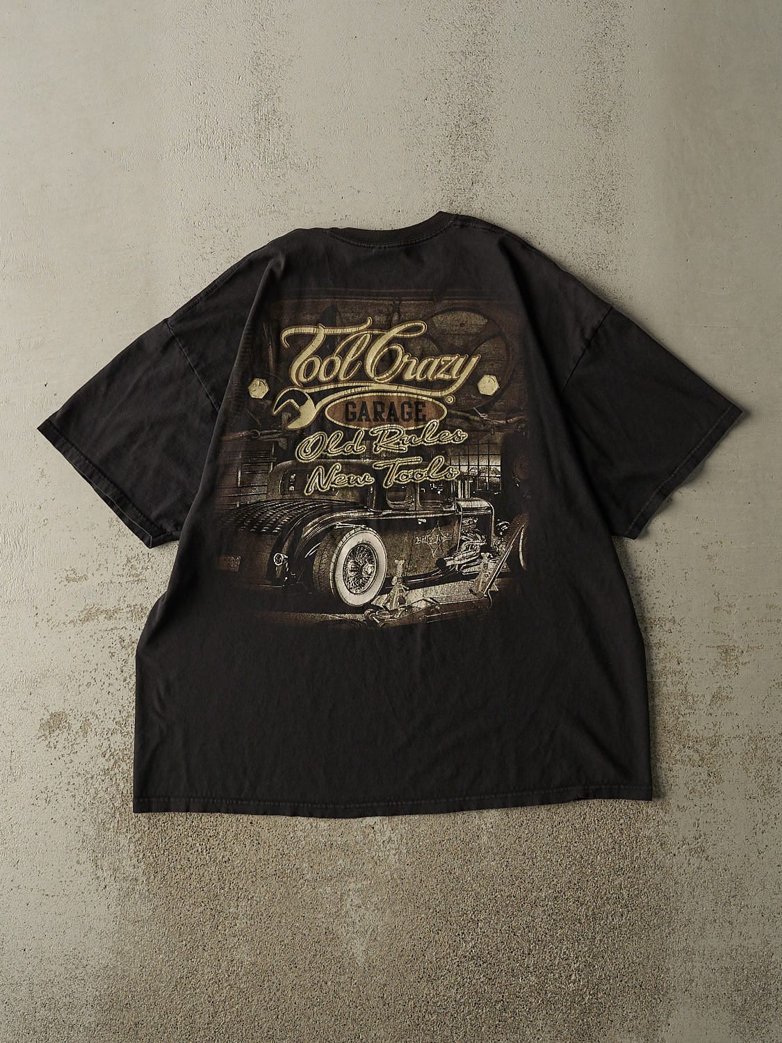 Vintage Y2K Black Tool Crazy Garage Tee (XL/XXL) - Image 2
