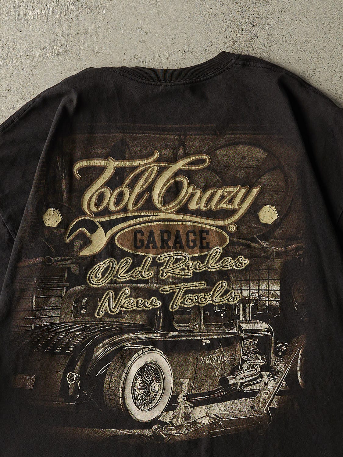Vintage Y2K Black Tool Crazy Garage Tee (XL/XXL) - Image 4