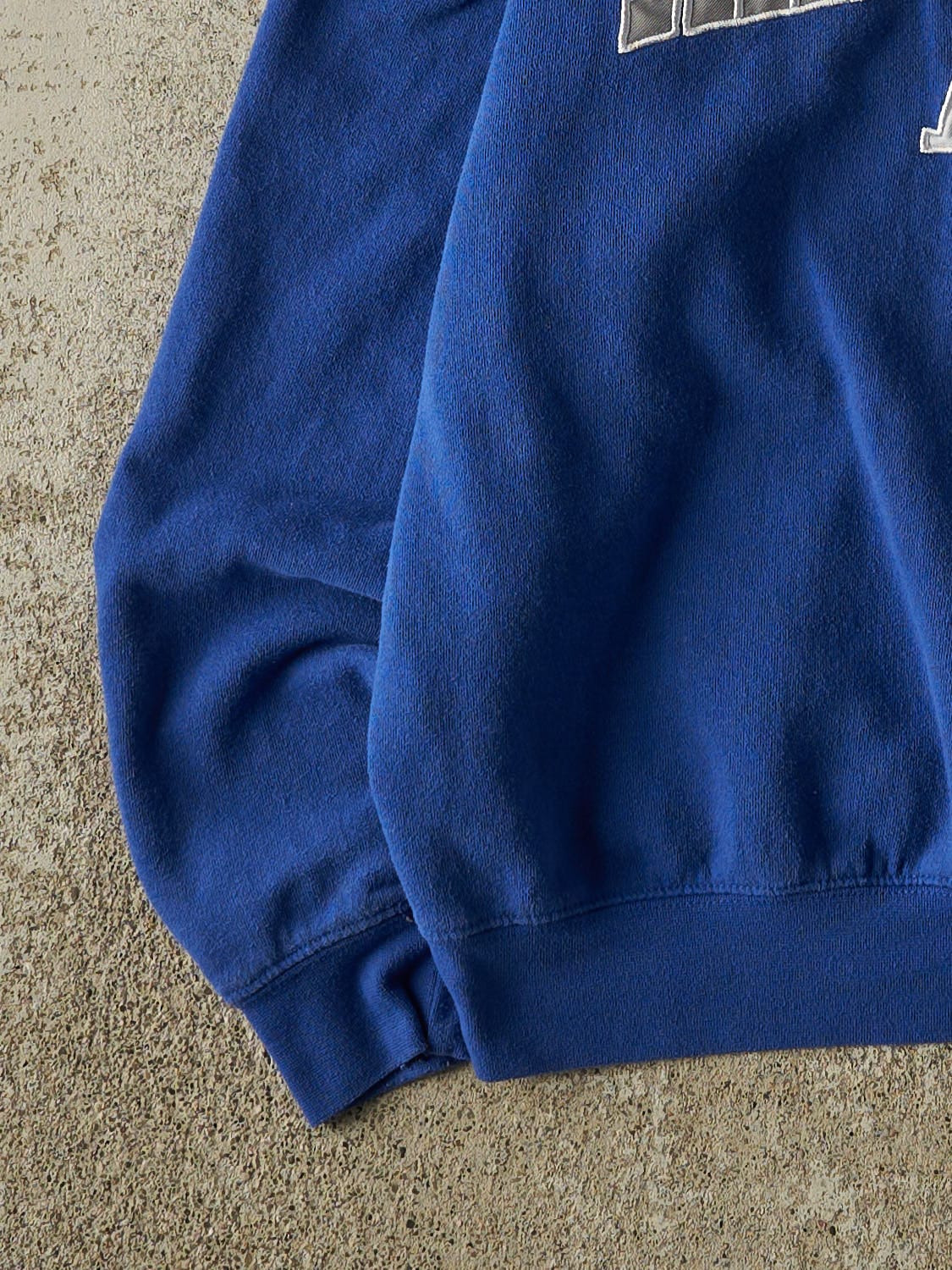 Vintage Y2K Blue Air Force Embroidered Crewneck (S/M) - Image 3