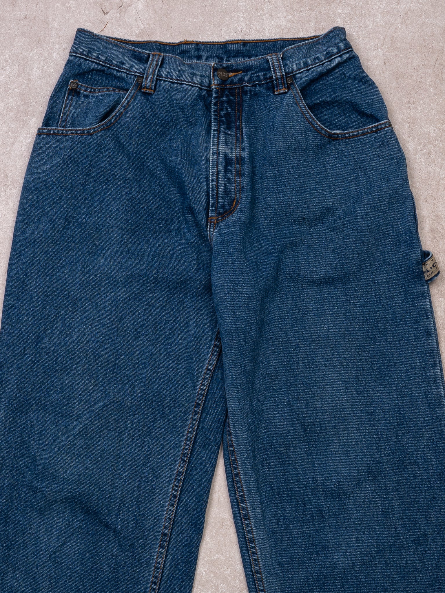 Vintage Y2K Blue Baggy Max Sport Cargo Pants (28 x 30) - Image 2